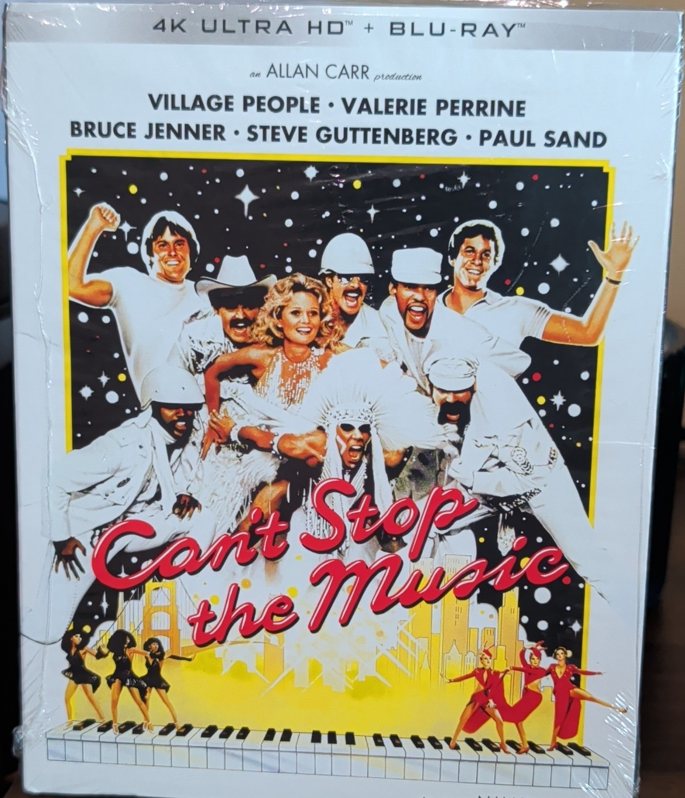 Kino Lorber Can’t Stop the Music 4K UHD Blu-ray Steve Guttenberg Musical PG