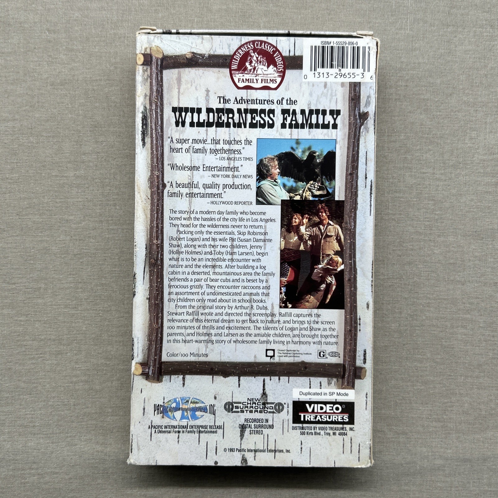 The Adventures of the Wilderness Family (VHS 1975) Natural World Mountain Action
