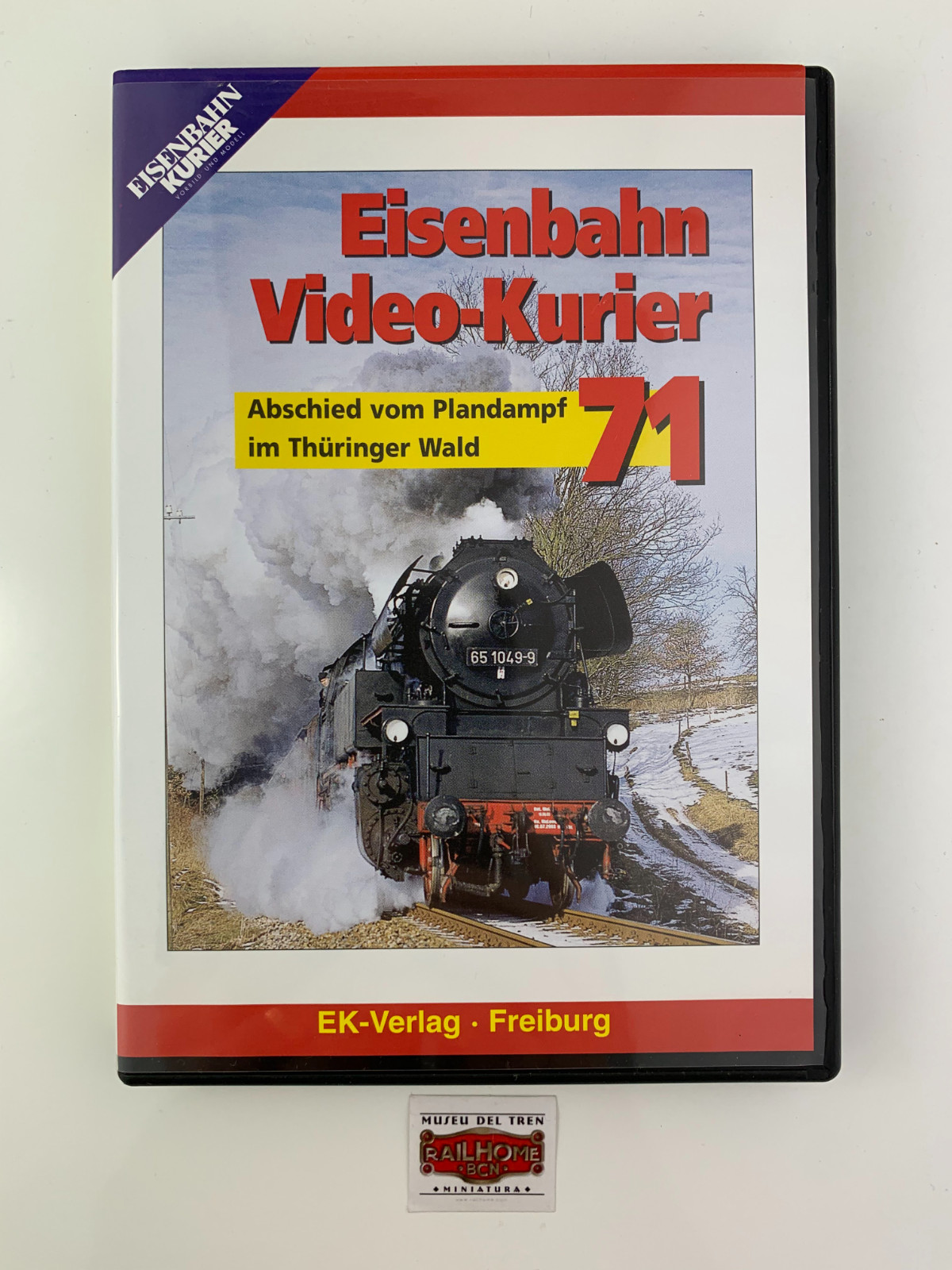 EISENBAHN KURIER DVD 8071/71 – Abschied vom Plandampf – 58 min – NEW!