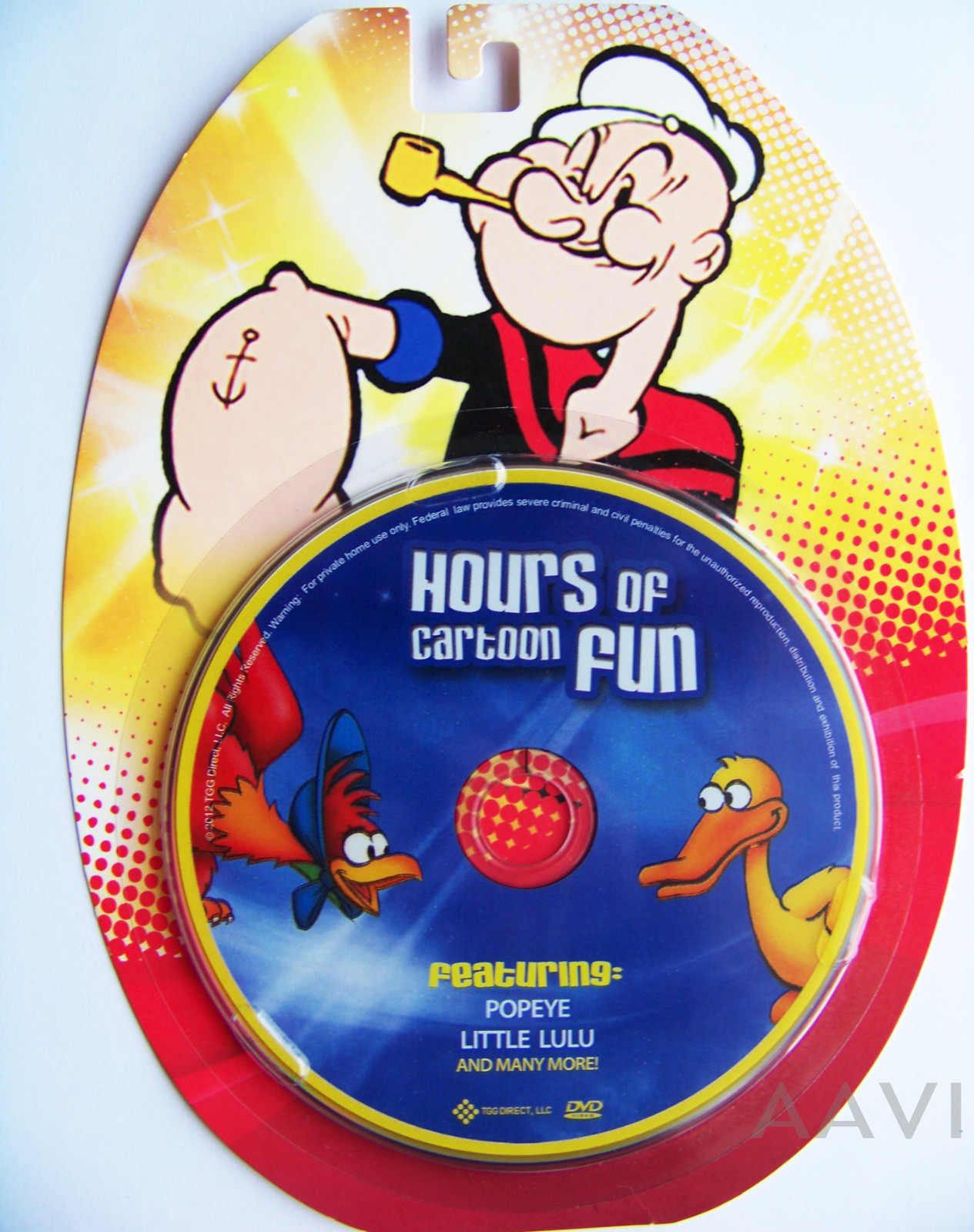 Popeye & Little Lulu Hours of Cartoon Fun (DVD 2012) 40 Cartoons 118 Minutes