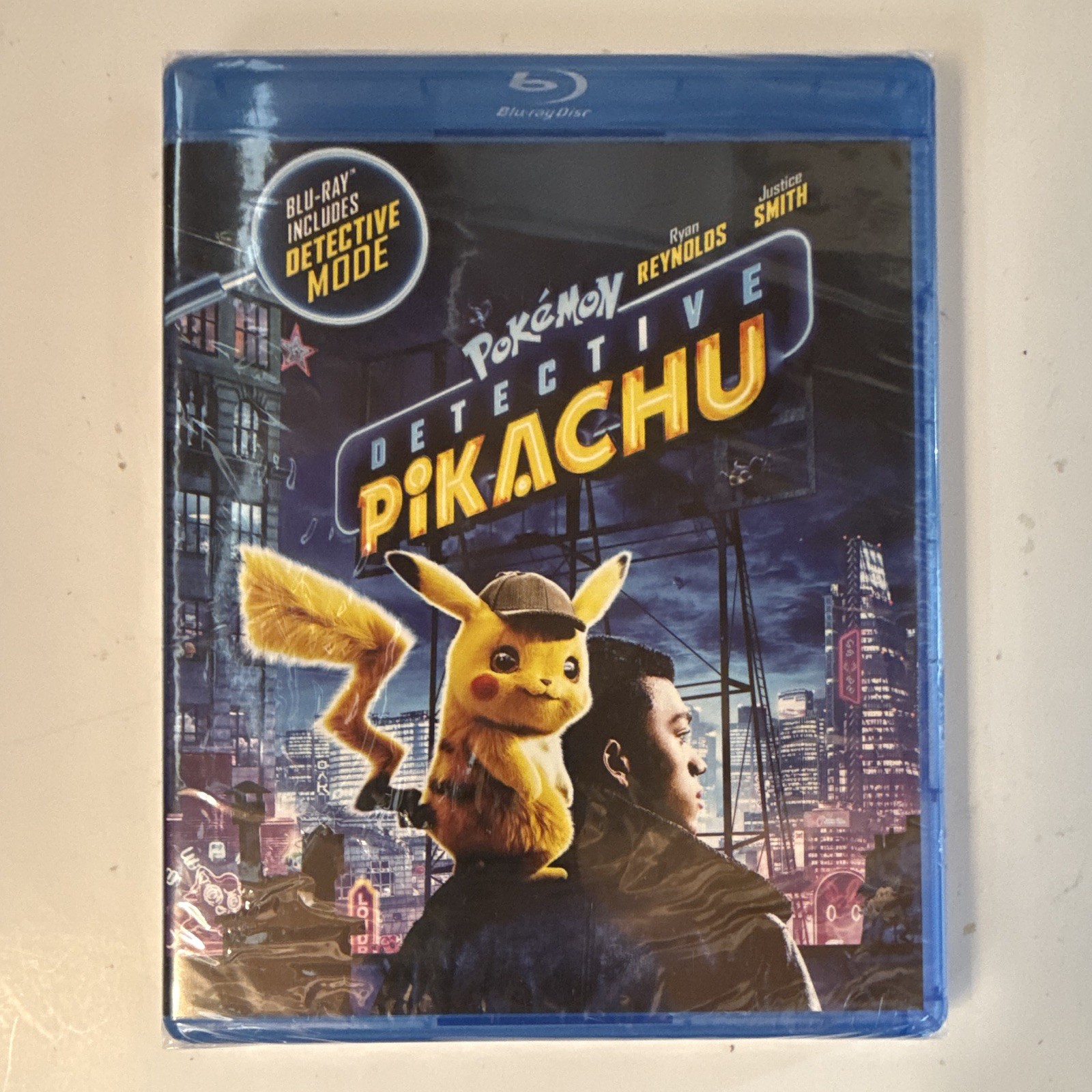 Pokémon Detective Pikachu Blu-ray 2019 Warner Bros PG 104 Min Reynolds-Sealed