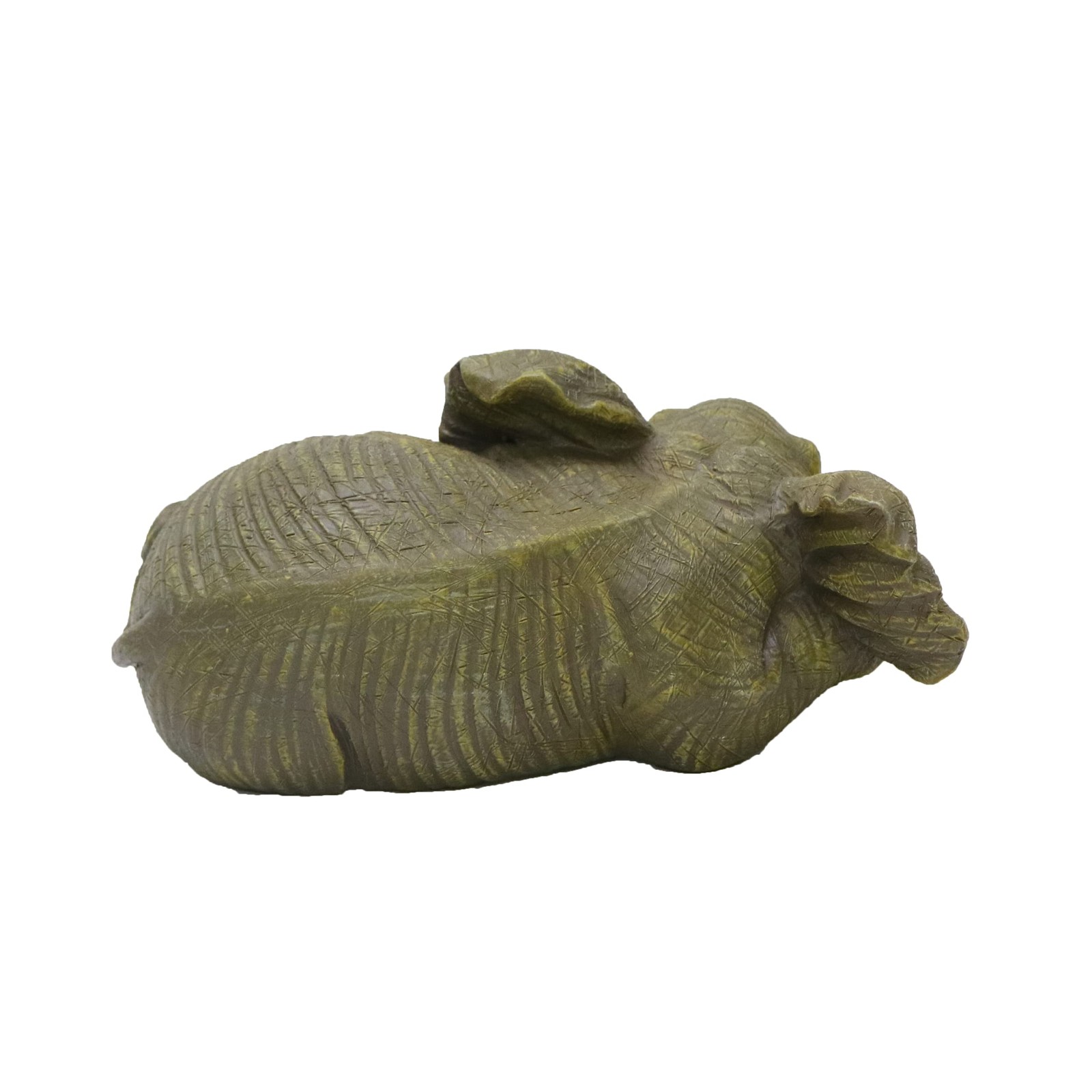 Nature’s Mark Elephant Shelf Sitter Resin Statue Figurine Home Stone