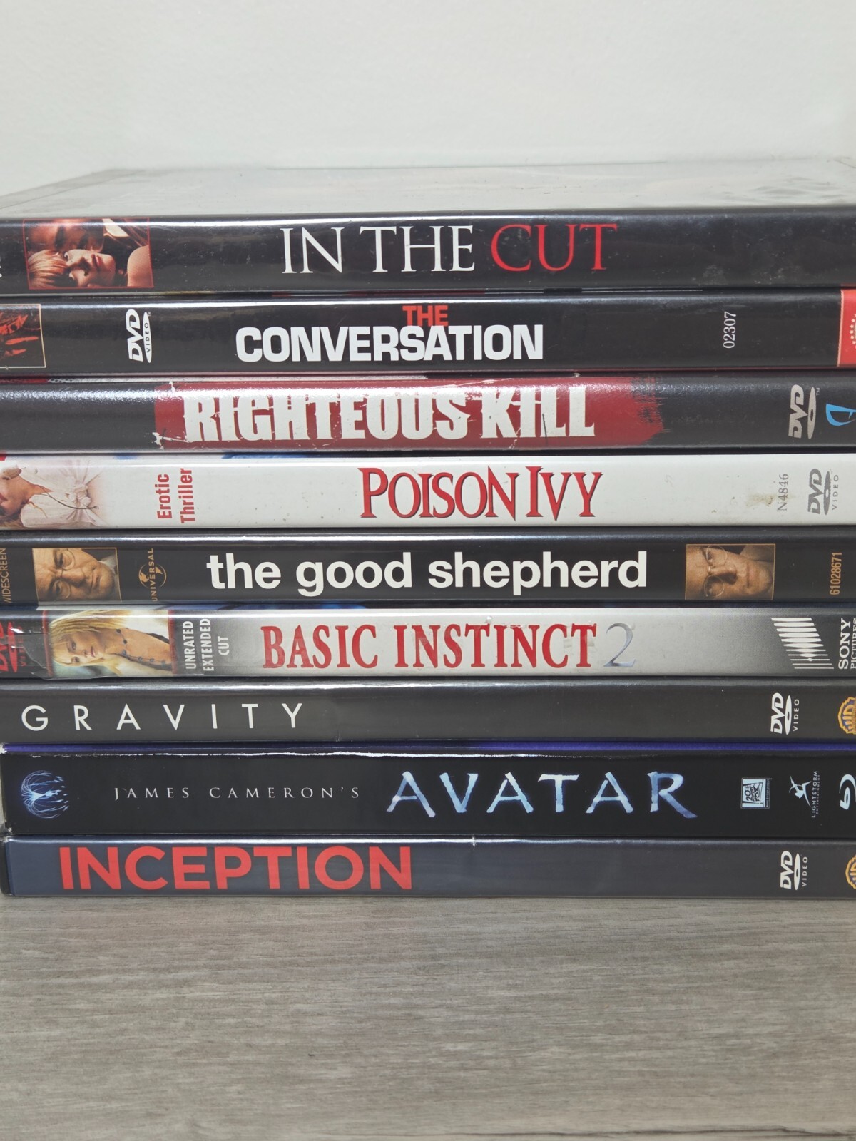 Lot/9 Mixed Genre DVD Mystery Thriller Sci-Fi Drama Fantasy DiCaprio Bullock