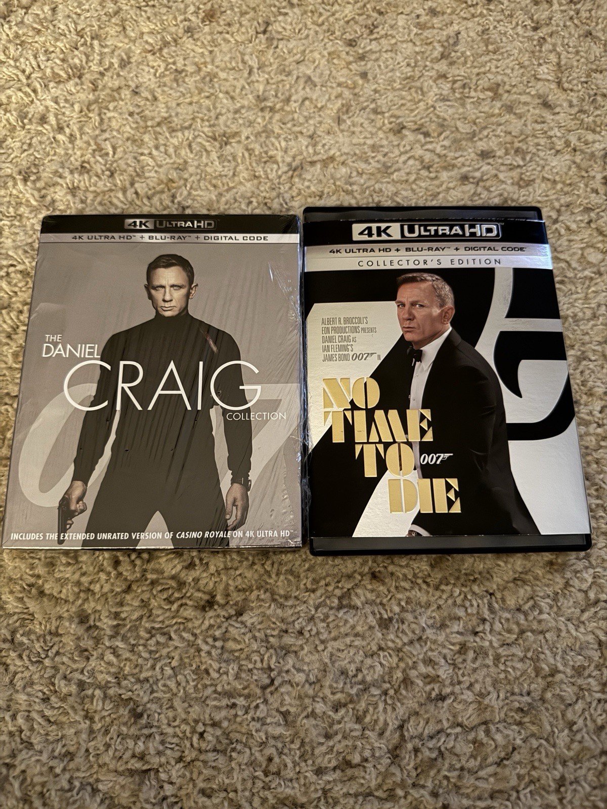 The Daniel Craig 5-Film Collection 4K UHD Blu-ray NEW And USED