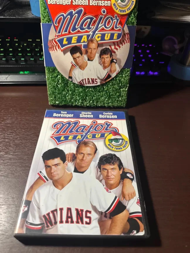Major League DVD 1989/2007 Paramount Tom Berenger Charlie Sheen Corbin + Grass