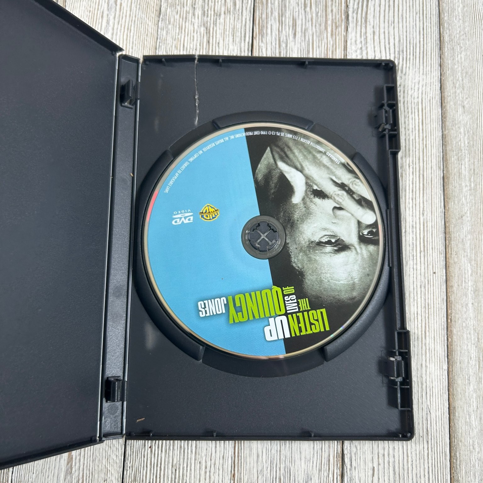 Listen Up: The Lives of Quincy Jones DVD 1990 Michael Jackson Miles Davis Frank