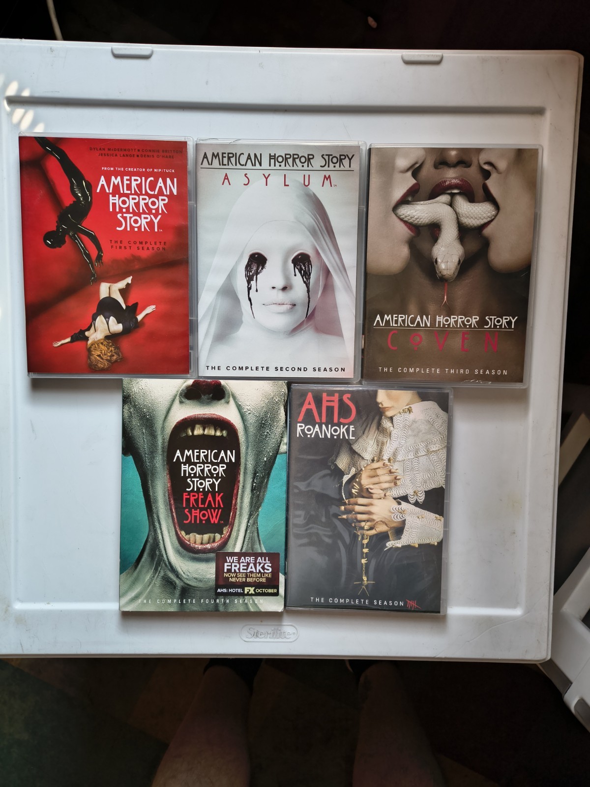 American Horror Story: Seasons 1-5 DVD LOT Bundle Season 1 2 3 4 5 Asylum Coven