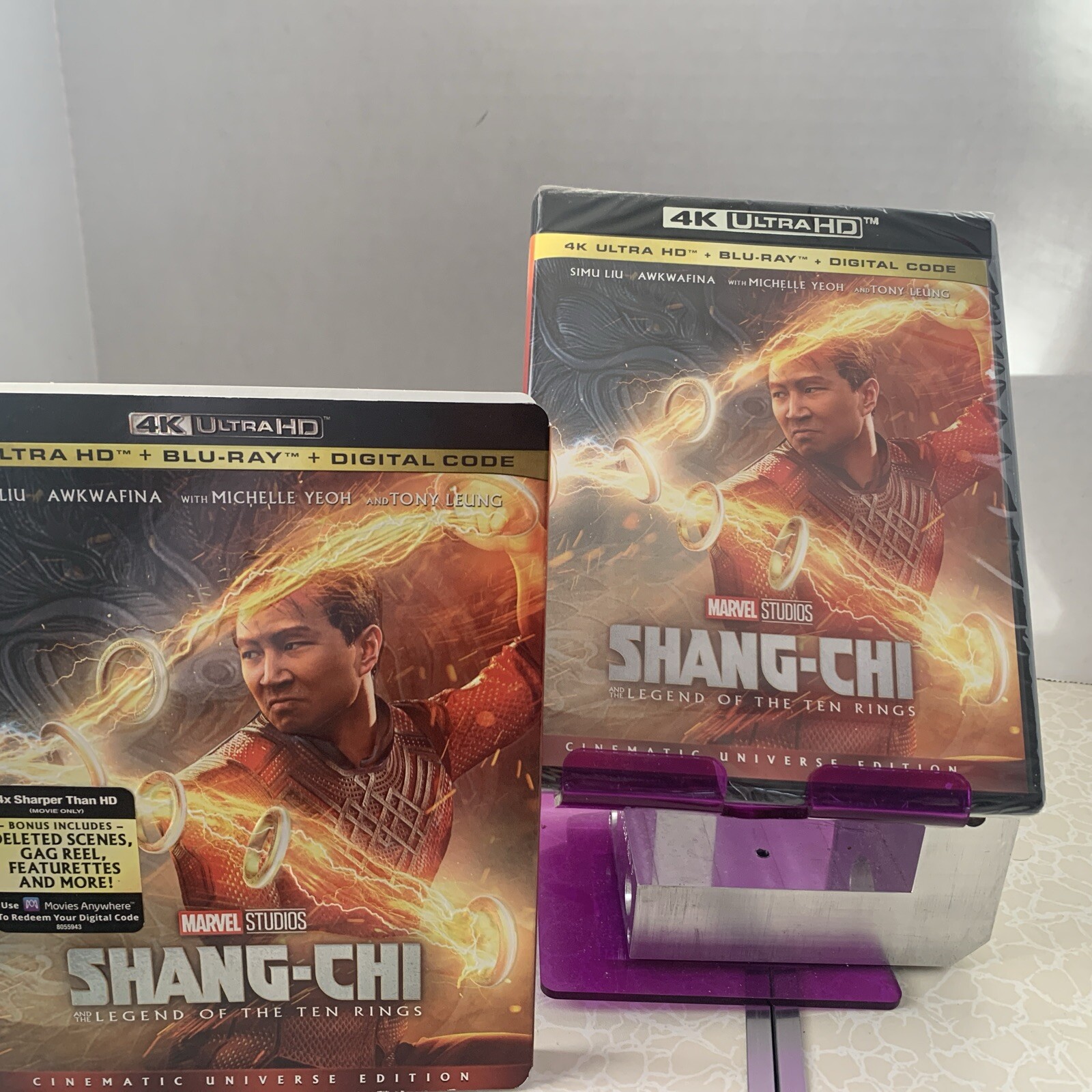 SHANG-CHI AND THE LEGEND OF THE TEN RINGS NEW 4K ULTRA HD BLU-RAY Sealed!