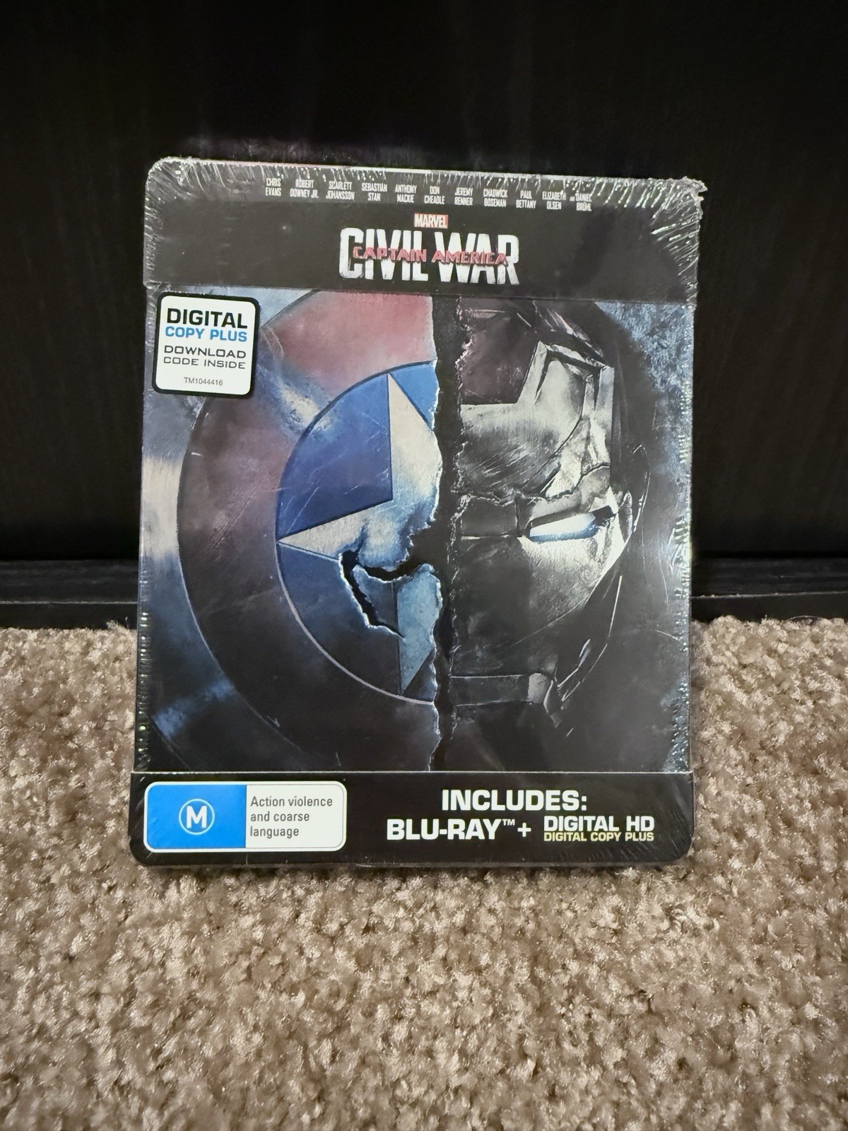 Captain America: Civil War [Blu-Ray+Digit] Steelbook.Australia-All Regions.B NEW
