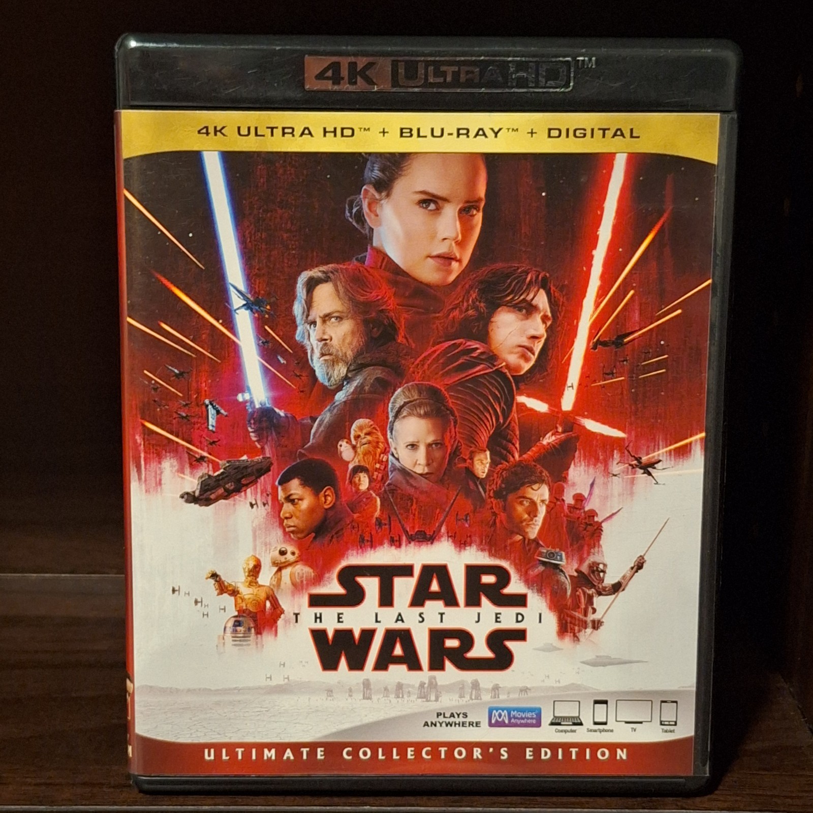 Star Wars The Last Jedi 4K UHD Blu-ray Ultimate Collector’s Edition 2017