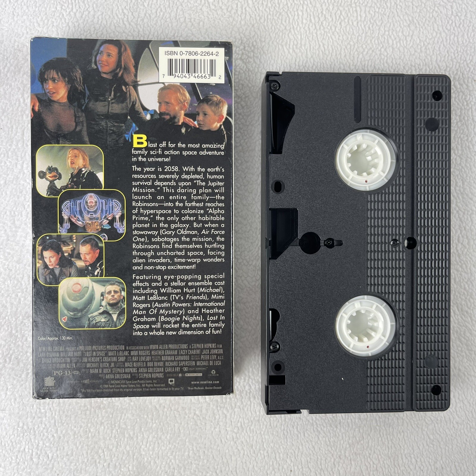 Lost in Space VHS 1999 Sci-Fi Adventure Movie