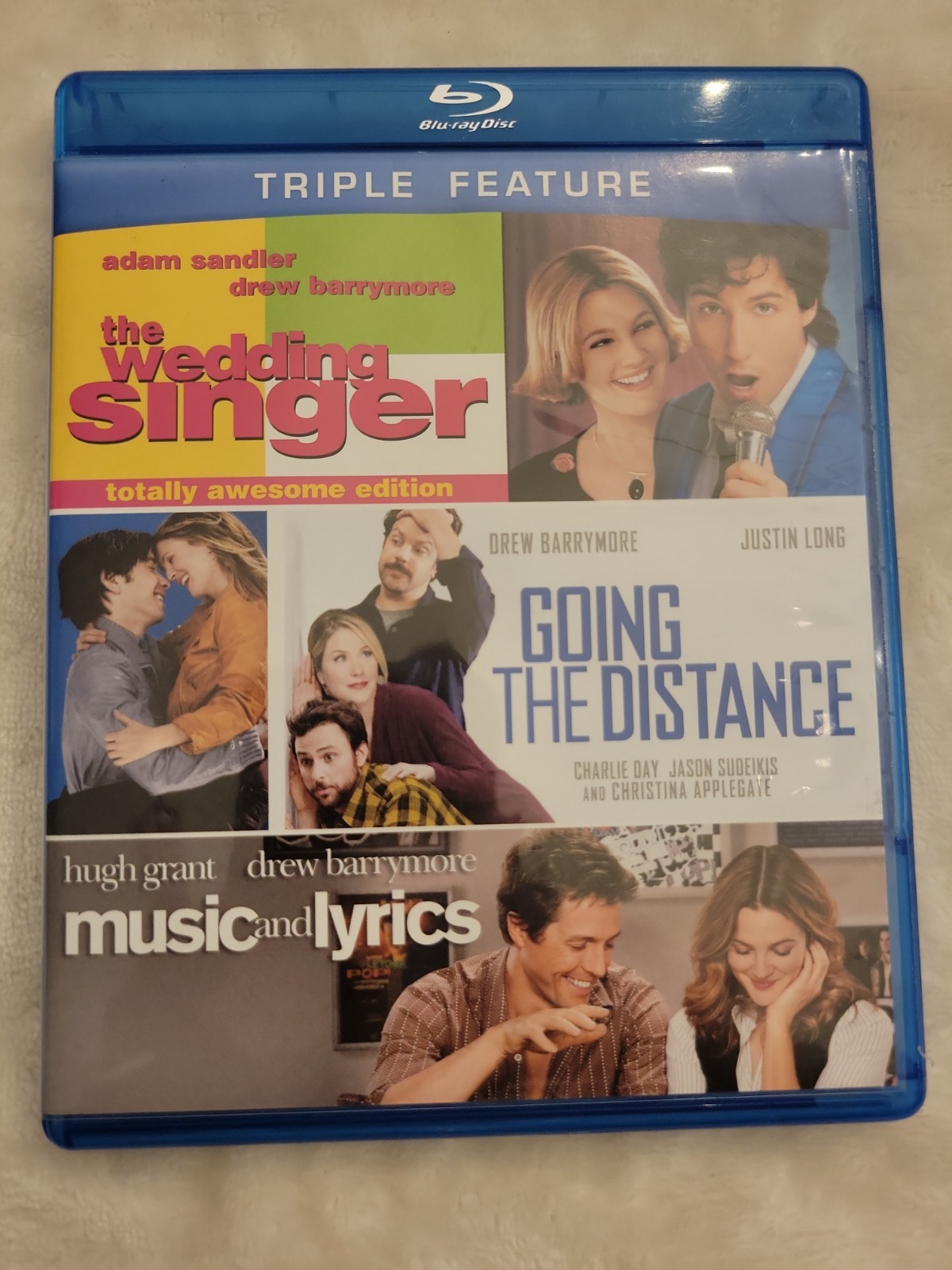The Wedding Singer, Going The Distance, Music And Lyrics Blu-ray Triple Feature