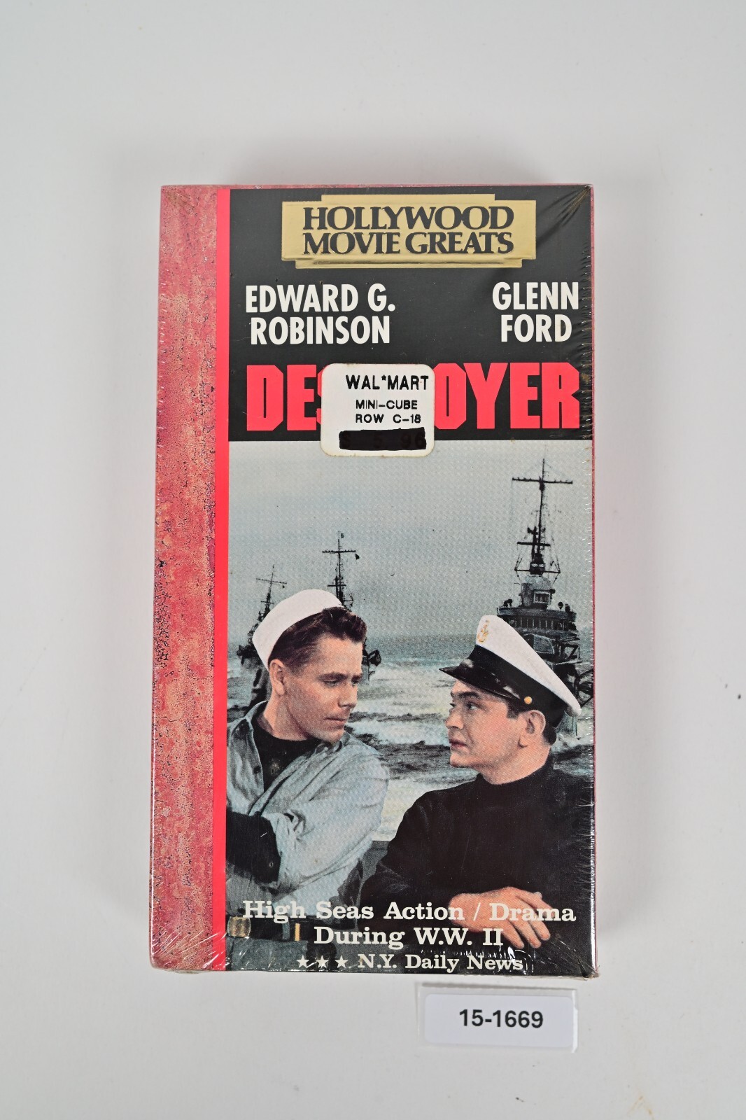 Destroyer VHS Glenn Ford Edward G Robinson William A Seiter NEW SEALED