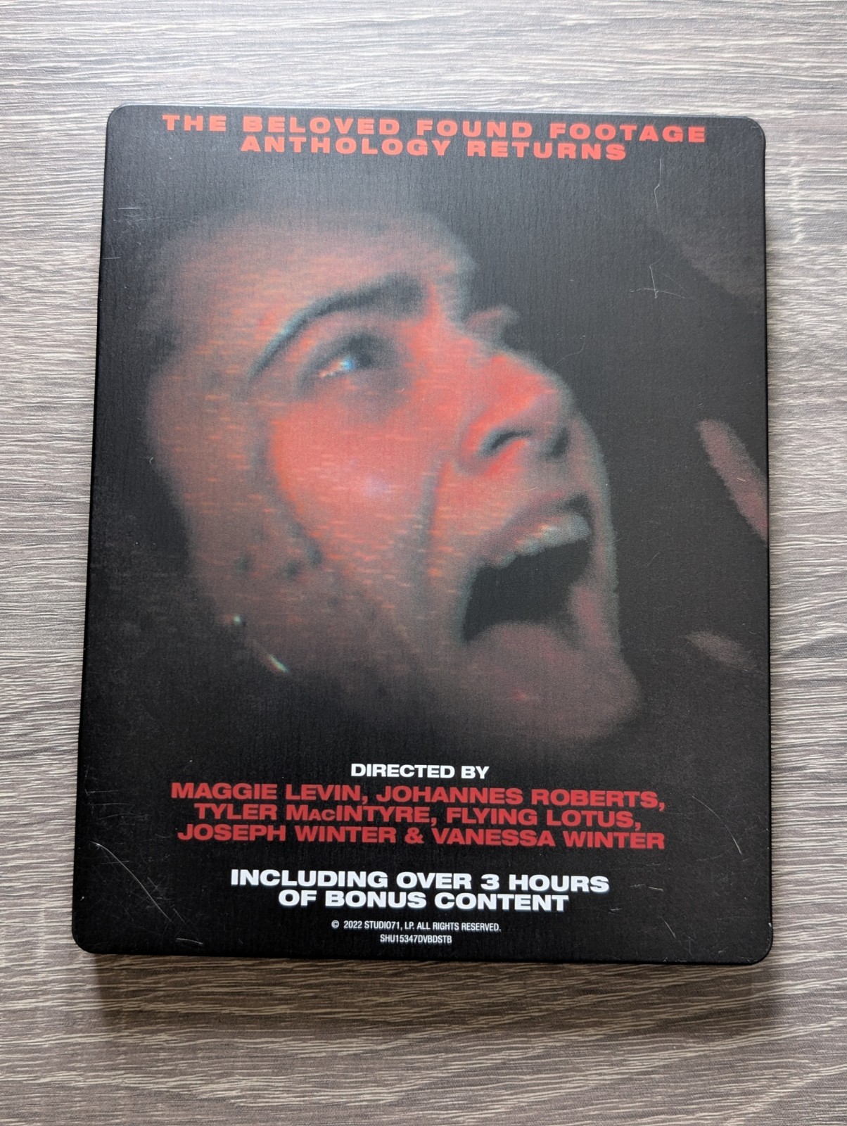 V/H/S 99 Steelbook Blu-ray 2023 VHS Horror Anthology SHUDDER NEW Sealed