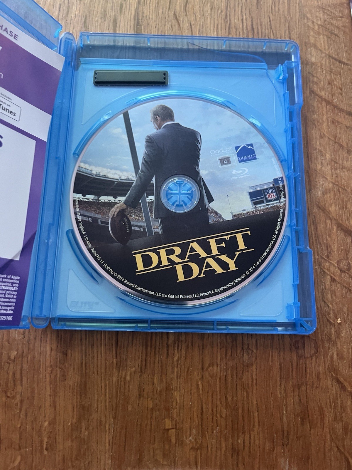 Draft Day [Blu-ray] DVD Kevin Costner Free Shipping
