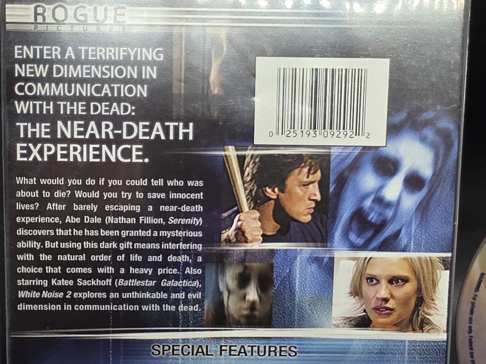 White Noise 2 (DVD Full Screen) Nathan Fillion Katee Sackhoff Craig Fairbrass