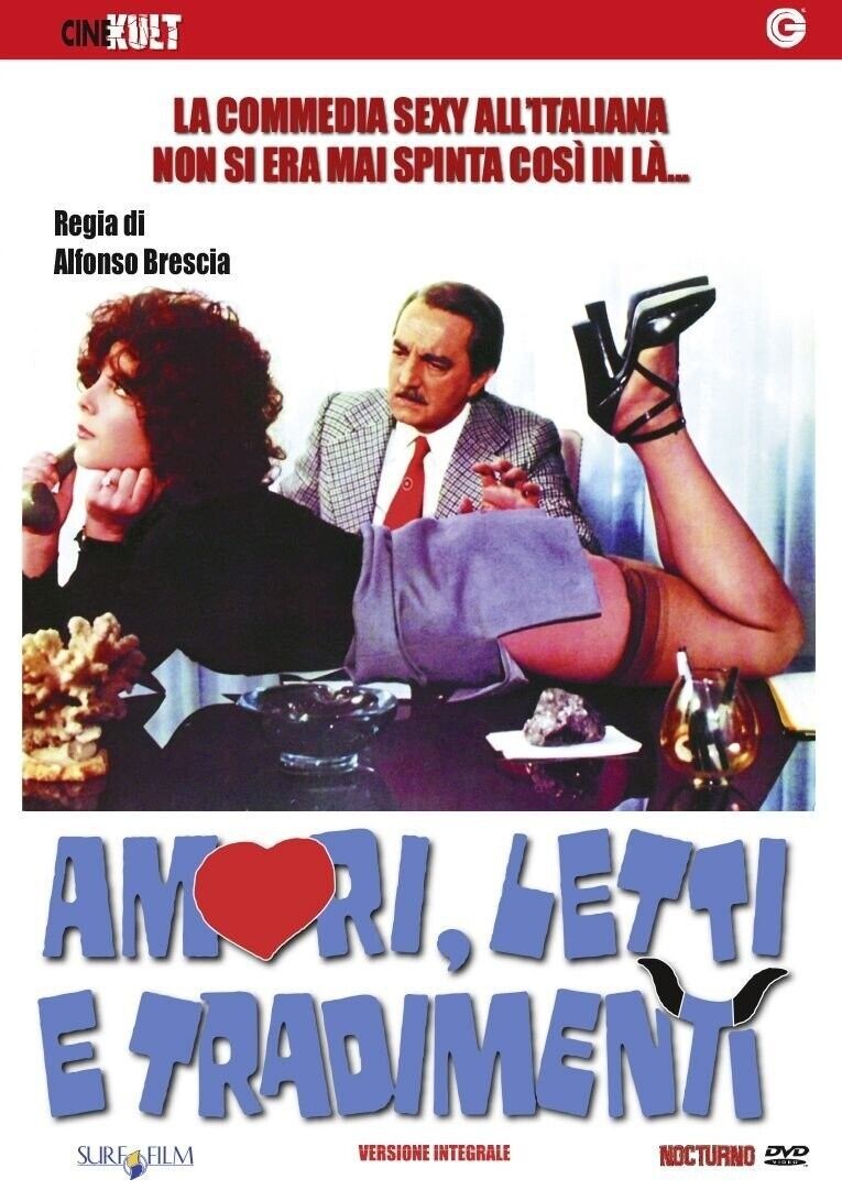 Dvd AMORI LETTI E TRADIMENTI Alfonso Brescia Don Backy nuovo sigillato 1976