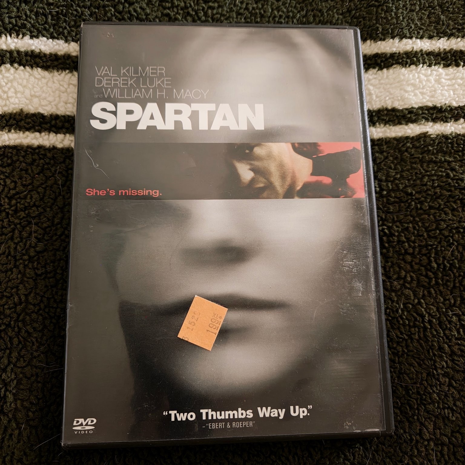 SPARTAN DVD 2004 Val Kilmer, William H. Macy Action Thriller David Mamet