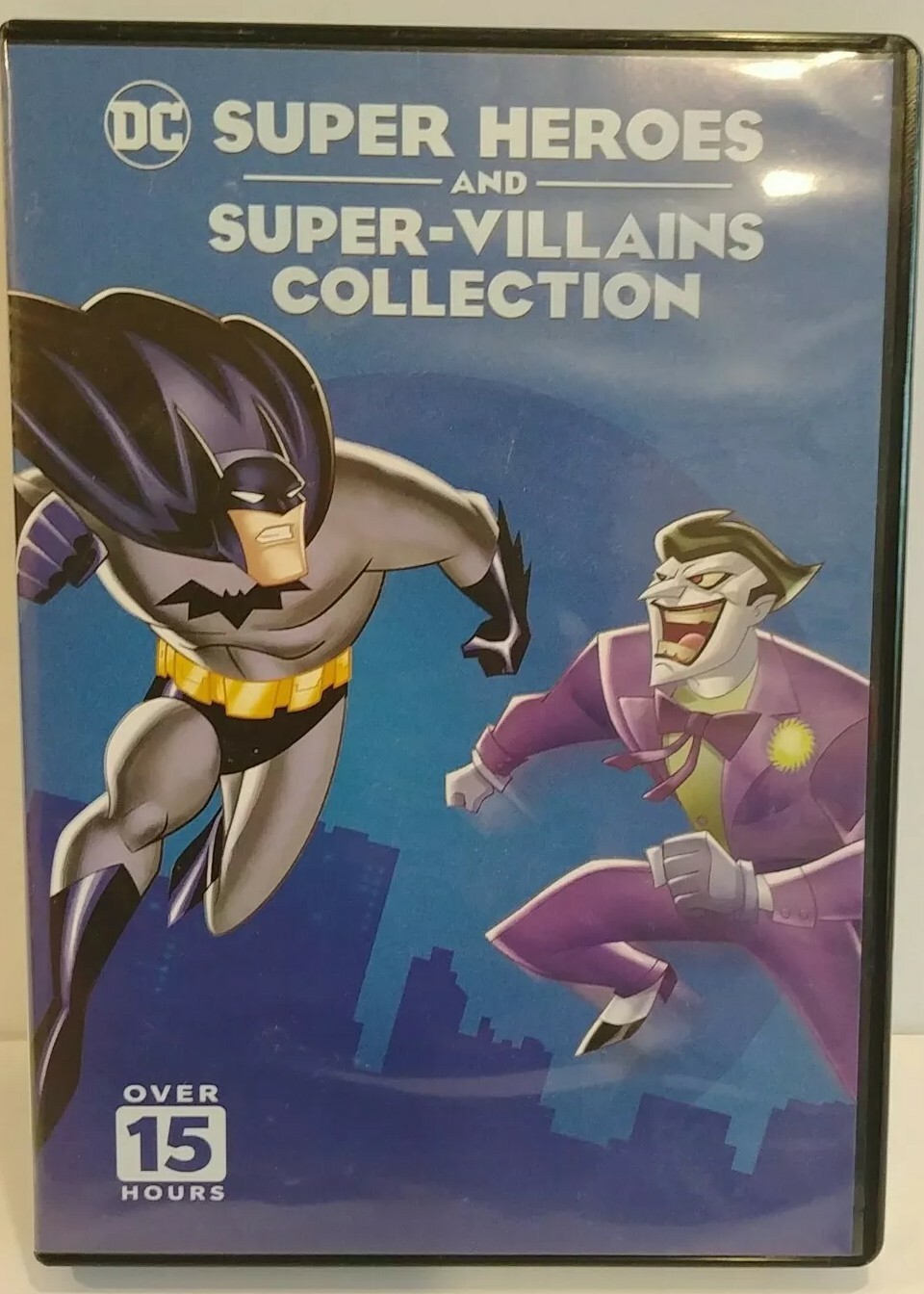 DC Super Heroes & Super-Villains Collection [4 DVD Set] 2020, Pre-Owned