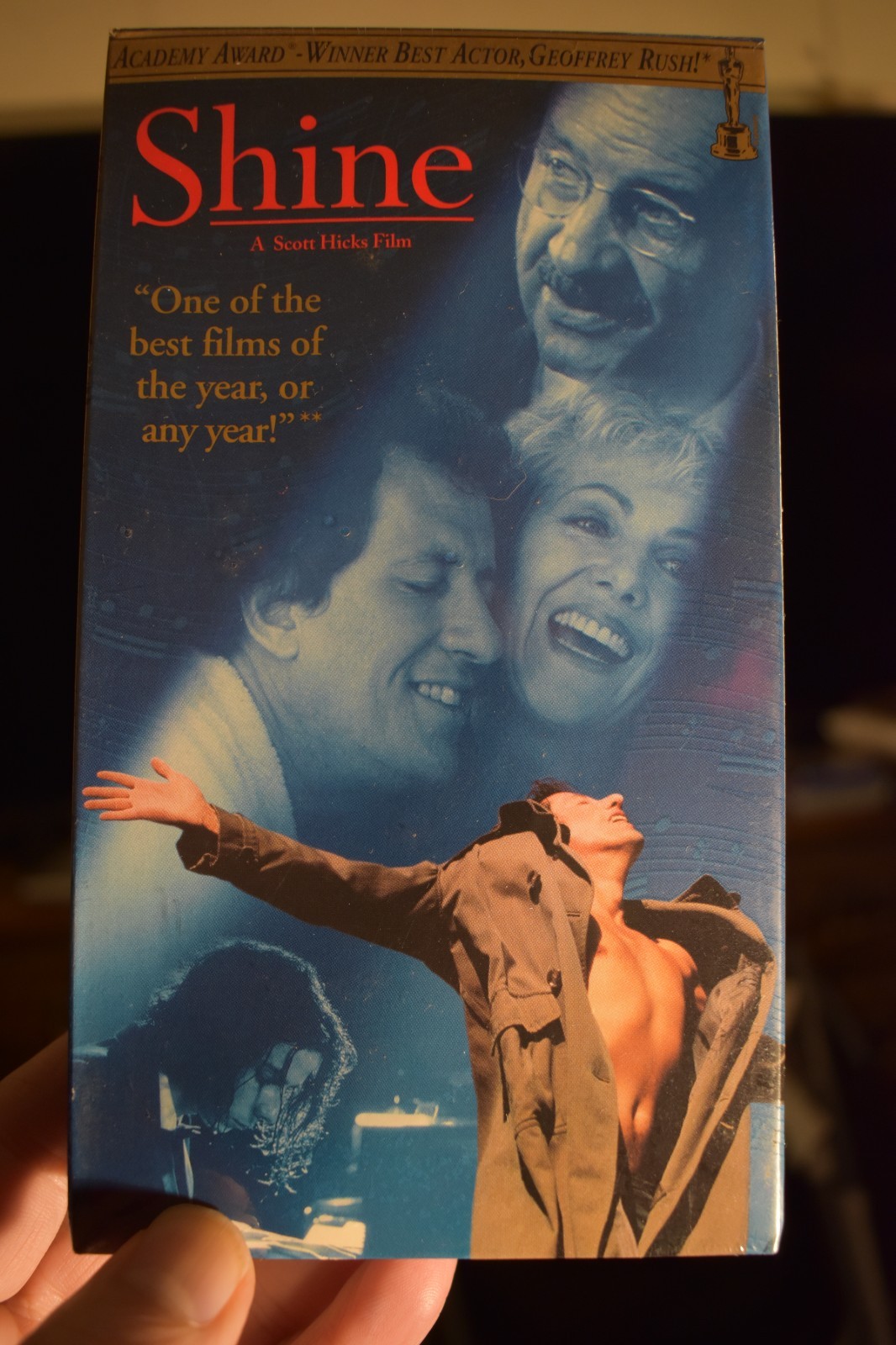 Shine (VHS, 1997) Geoffrey Rush, Scott Hicks, Oscars, Noah Taylor BRAND NEW