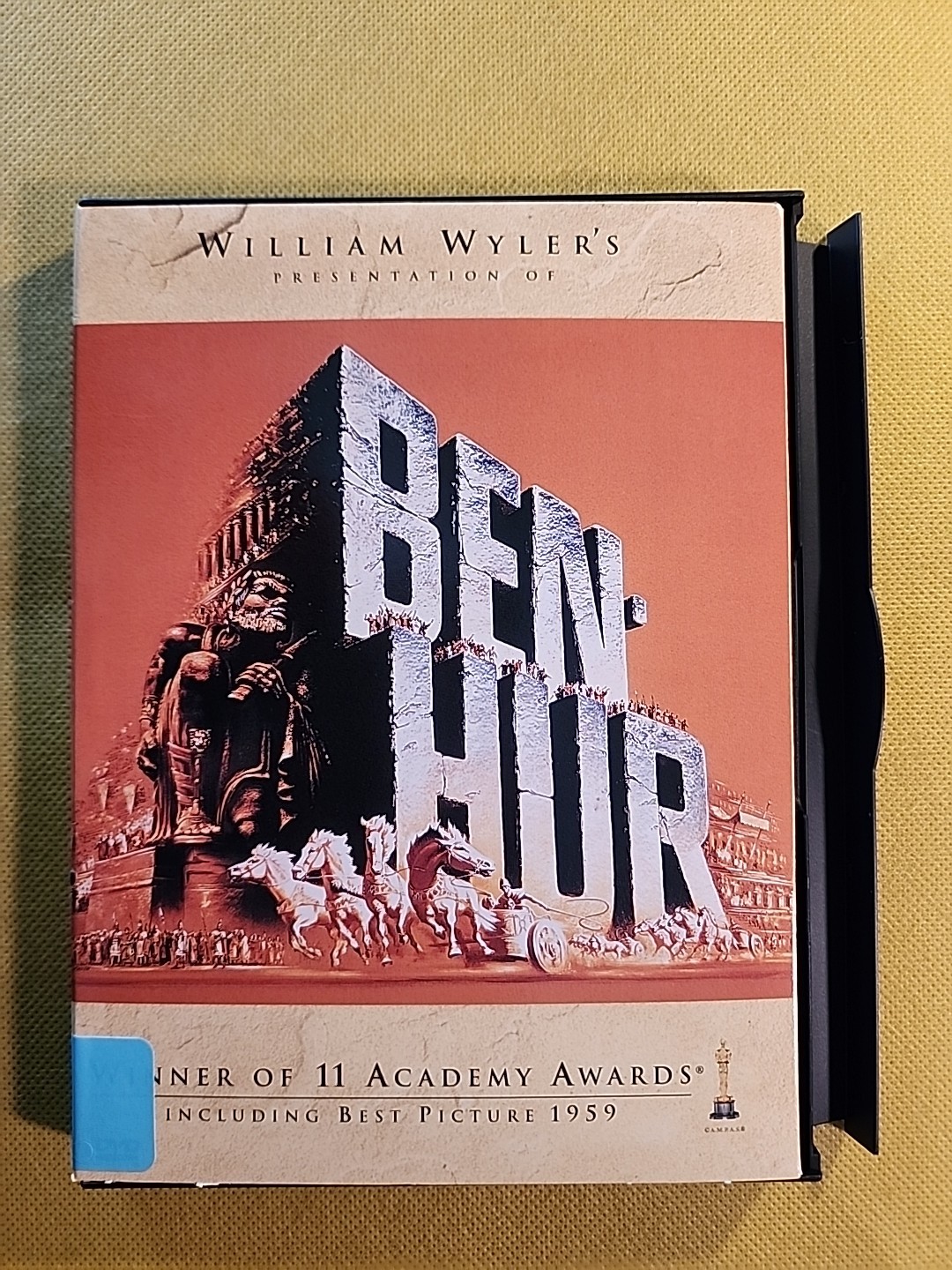 Ben-Hur (Best Picture 1959) (DVD SNAPCASE) CHARLTON HESTON [William Wyler]