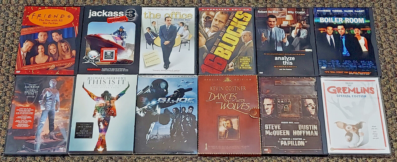 HUGE DVD MOVIE LOT Action Comedy Drama Western Family Cartoon TV Show Series Set