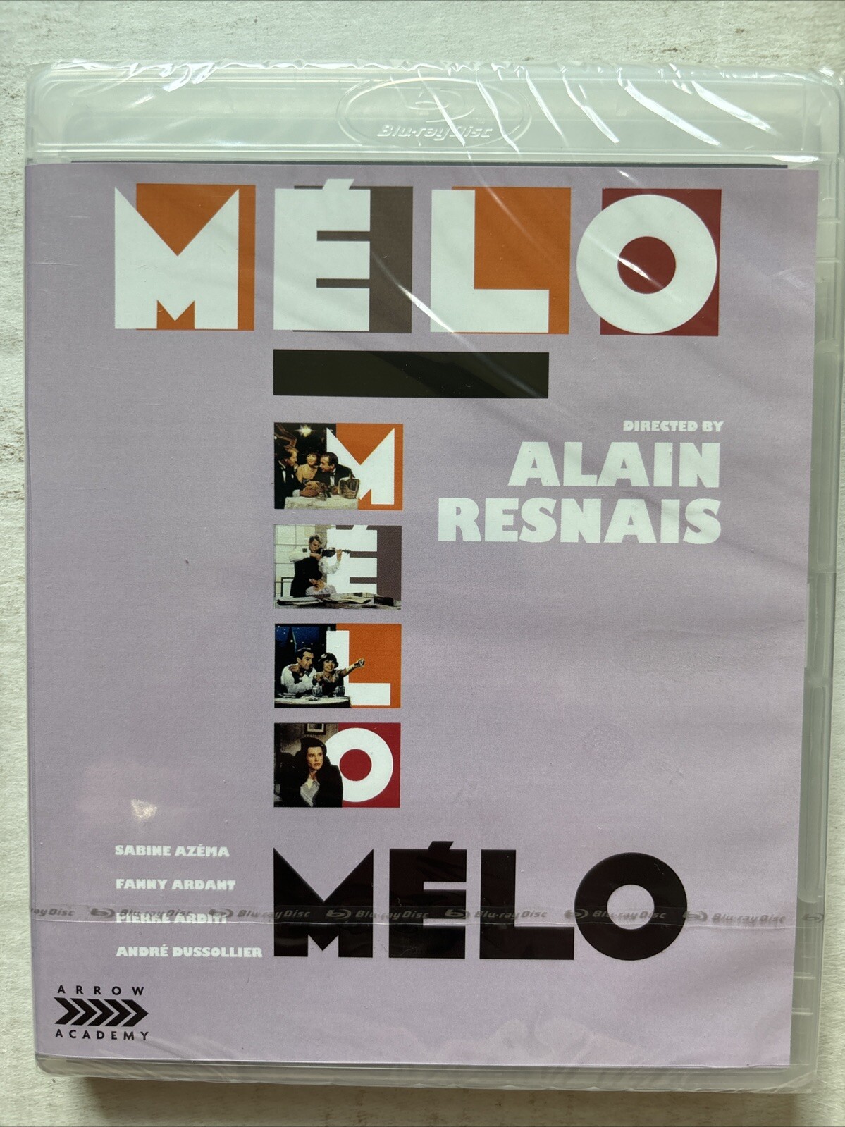 Mélo, Alain Resnais (Arrow Academy) (Blu-ray, 1986) Sealed!
