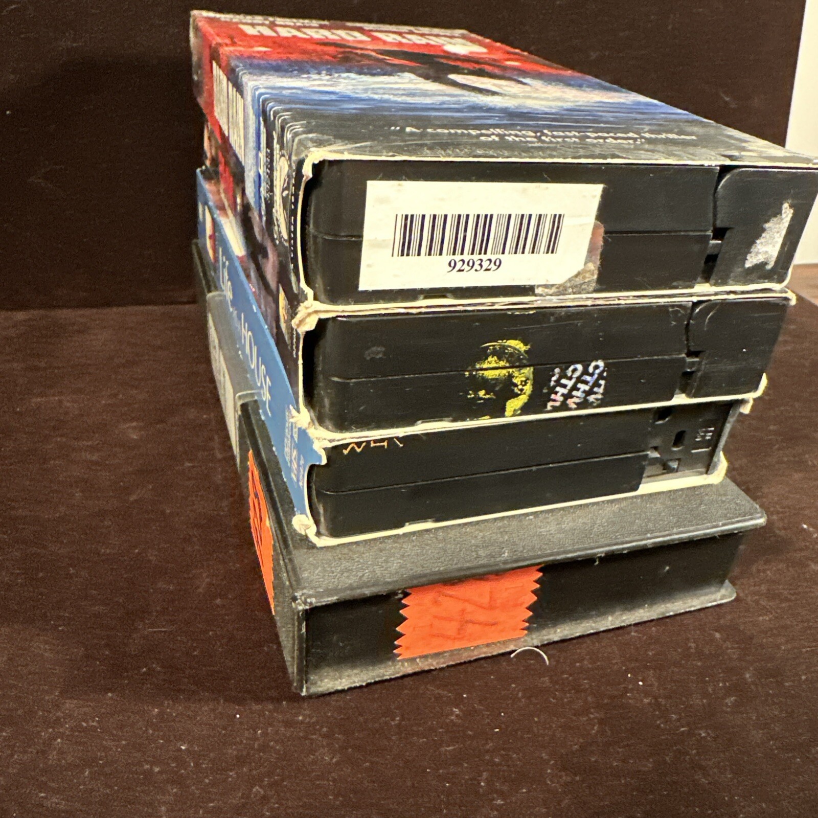 Lot Of 4 VHS Drama/Thriller-Hard Rain-8 Millimeter-Life as a house-Killing Time