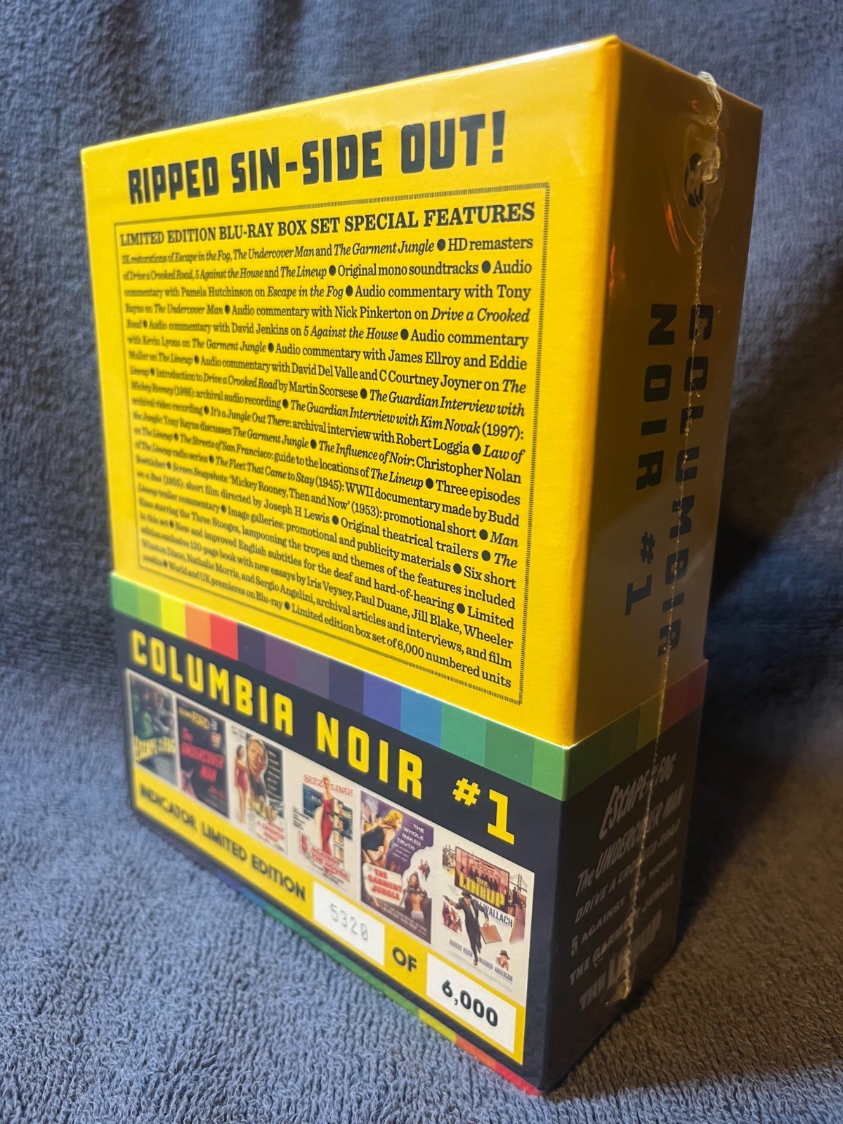 Columbia Noir #1: OOP Limited Edition Bluray Box Set w/ Book Indicator REGION B