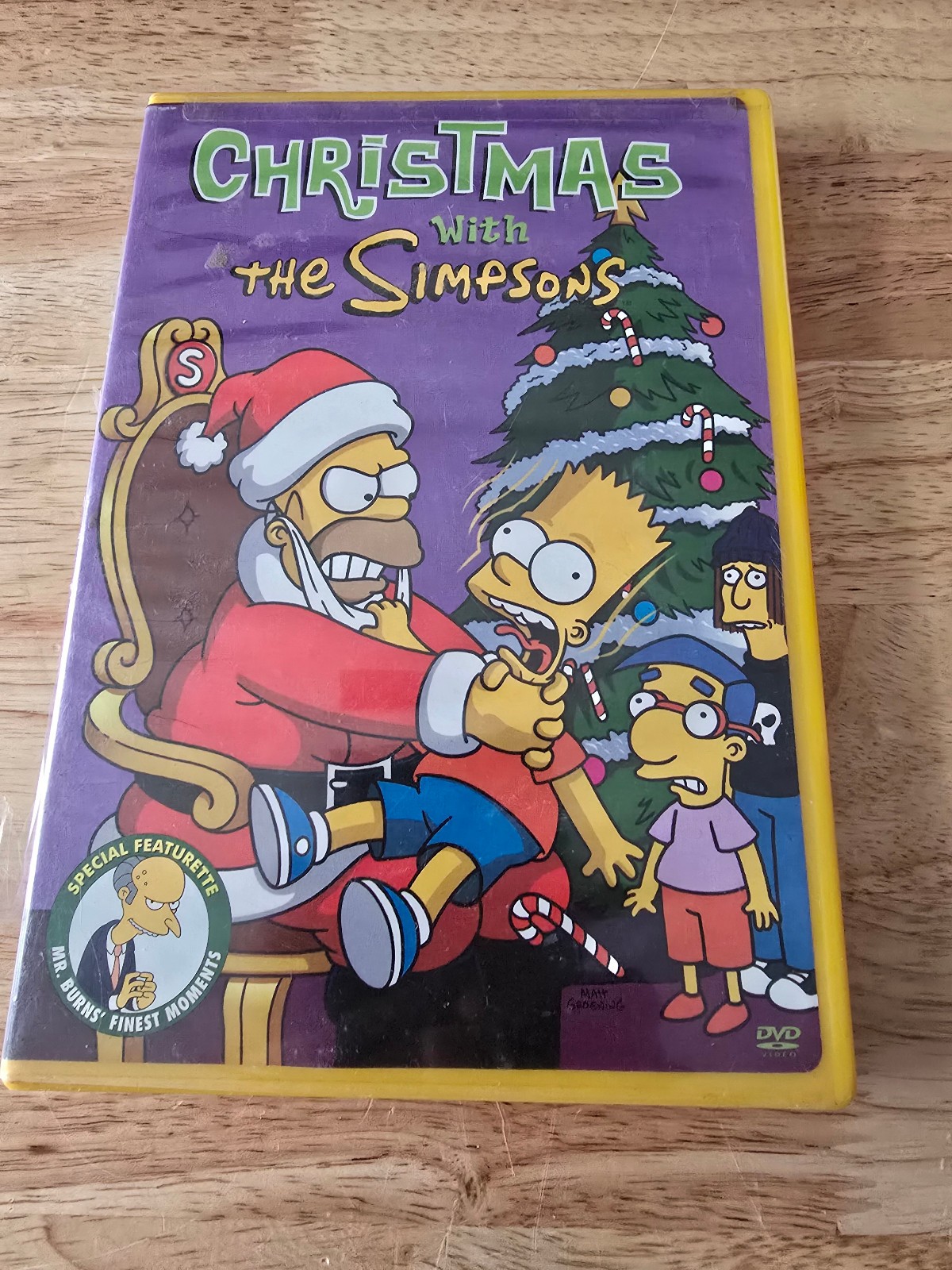 Christmas with the Simpsons (DVD, 2003) Brand New Factory Sealed (Rip In Wrap)