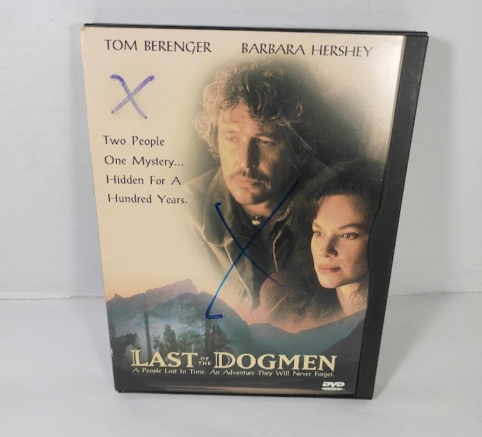 Last of the Dogmen Tom Berenger Barbara Hershey DVD Snapcase