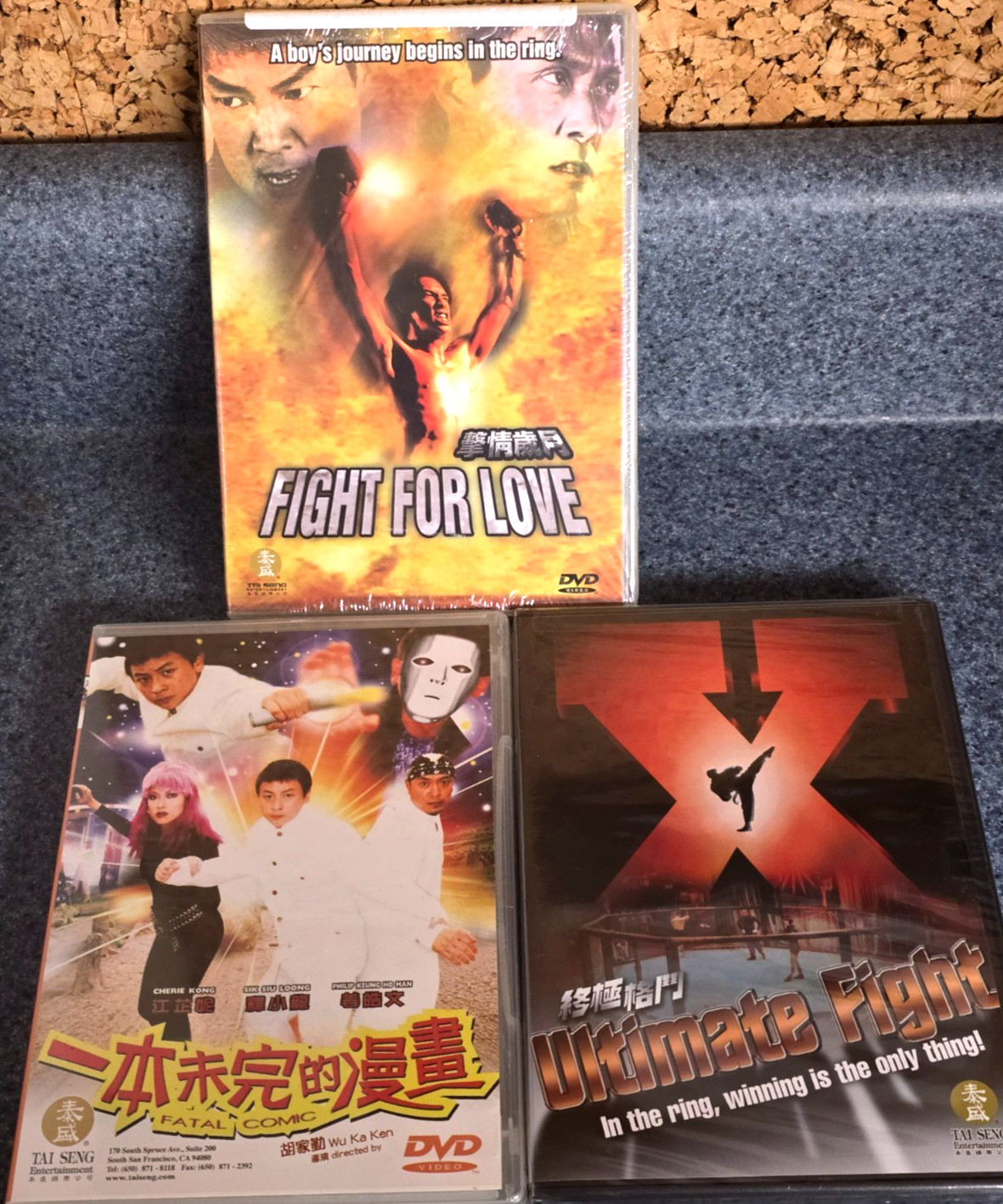 MARTIAL ARTS Triple Feature by TAI SENG Entertainment (3 PACK of DVDs) – NR