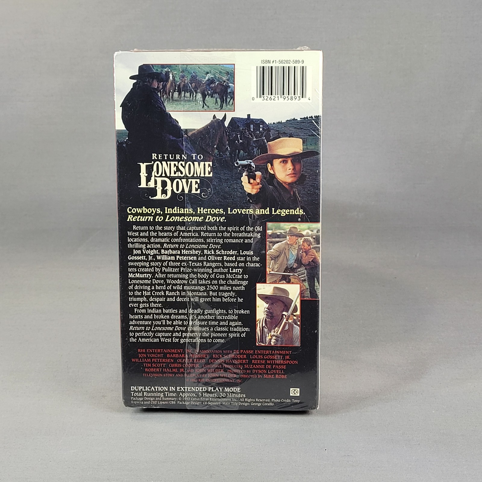 Return To Lonesome Dove VHS 1993 5½-Hour Epic Jon Voight Barbara Hershey Western