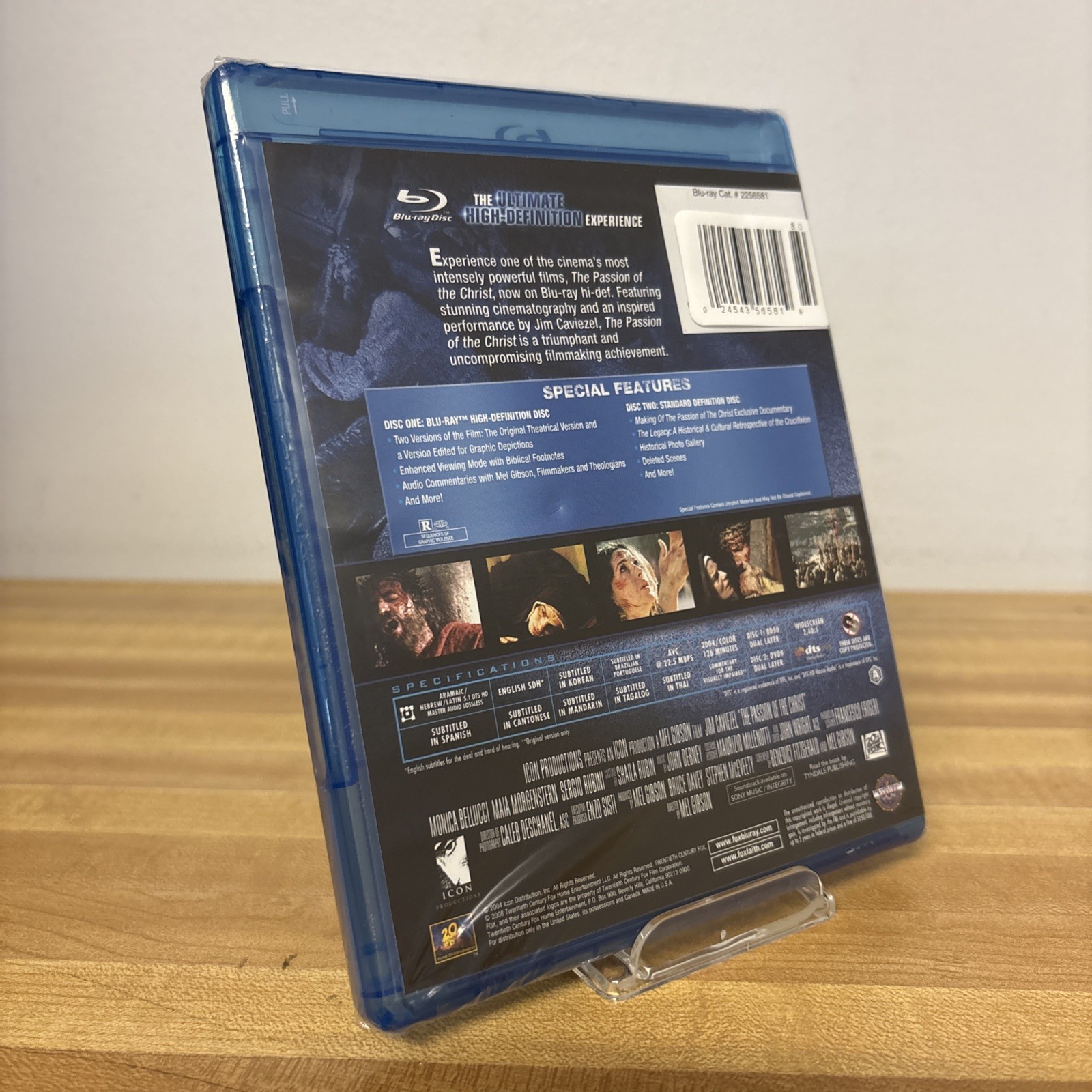 The Passion of the Christ (Blu-ray, 2004) Brand New Sealed Rare Oop