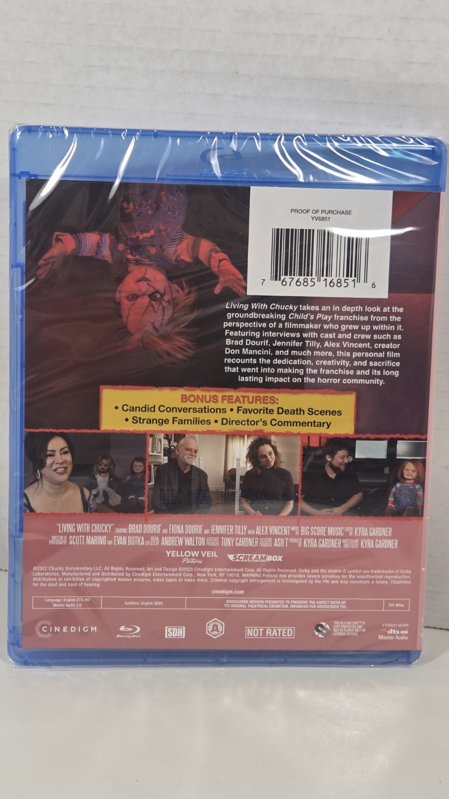 Living With Chucky [Blu-ray] w/Slipcover BRAND NEW