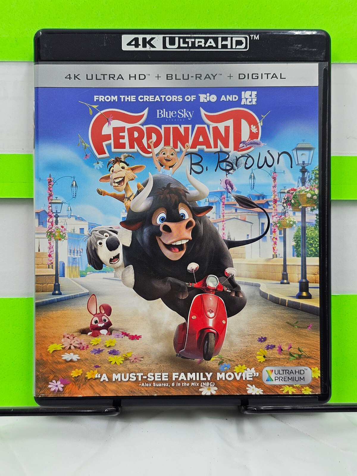 BLUE SKY STUDIOS FERDINAND ANIMATED 4K ULTRA HD BLU RAY