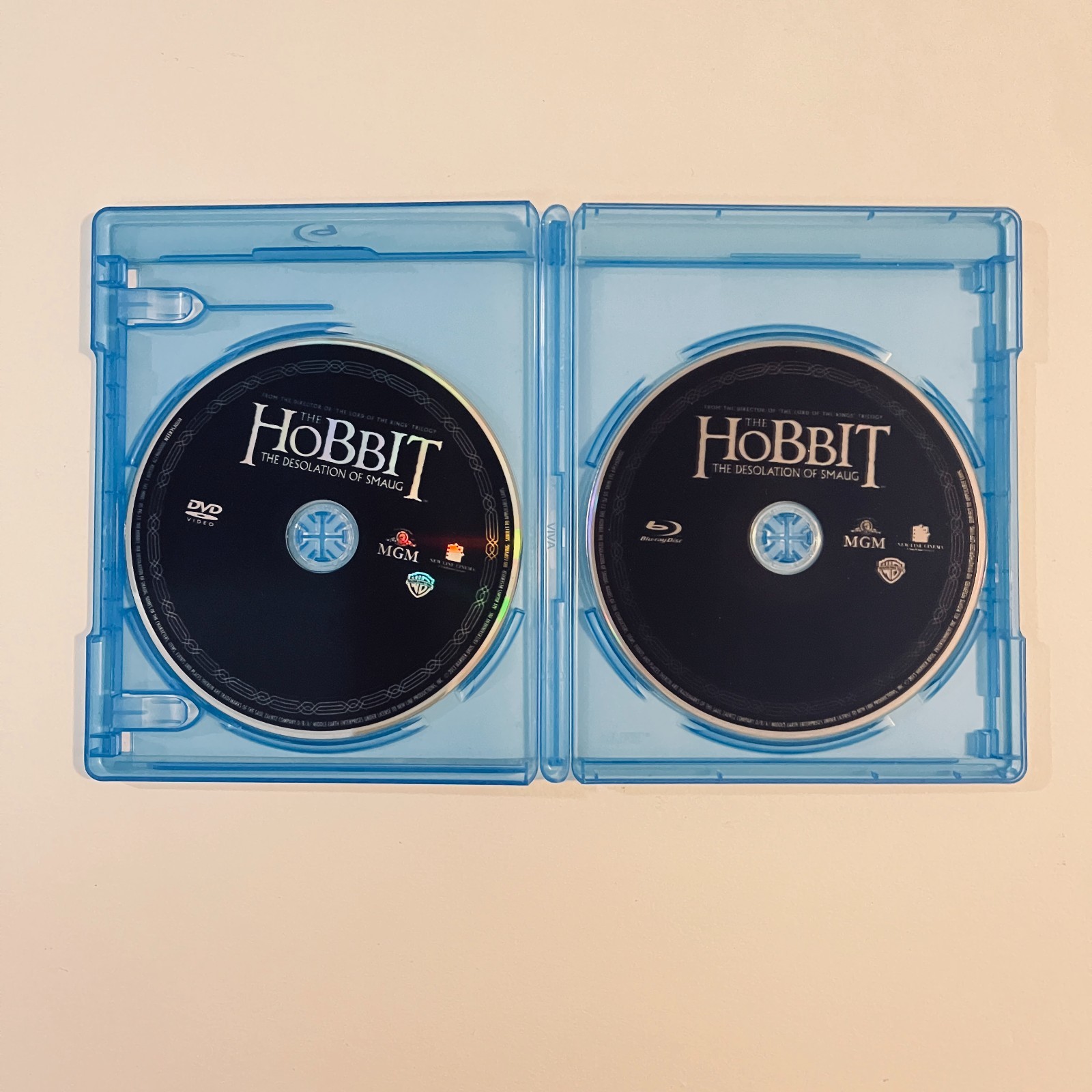 Middle‑Earth Blu‑ray/DVD Lot – The Hobbit (2) + LOTR Fellowship 4‑D Set-new+used