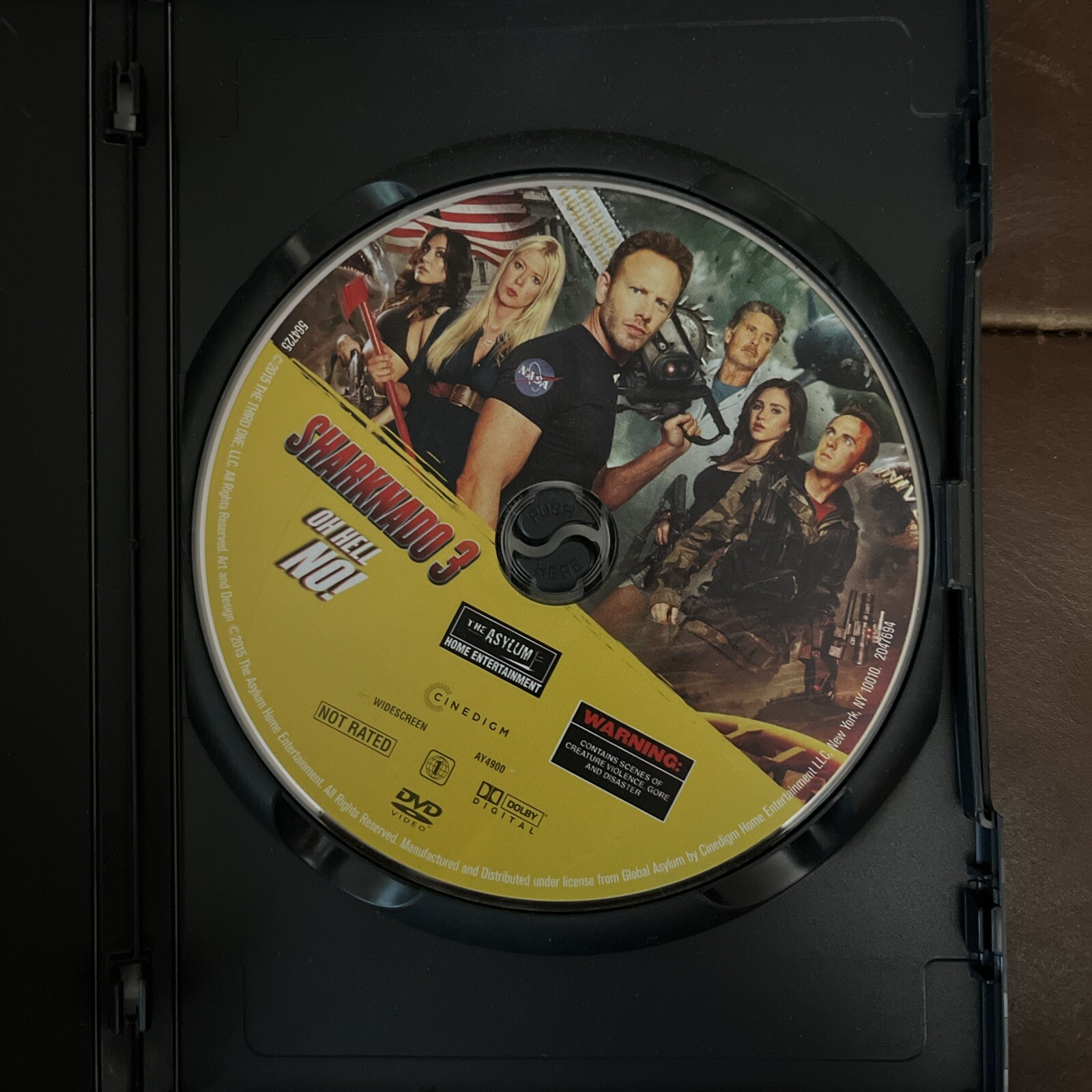 Sharknado 3: Oh Hell No! DVD, 2015 Ian Ziering, Tara Ried, David Hasselhoff OOP
