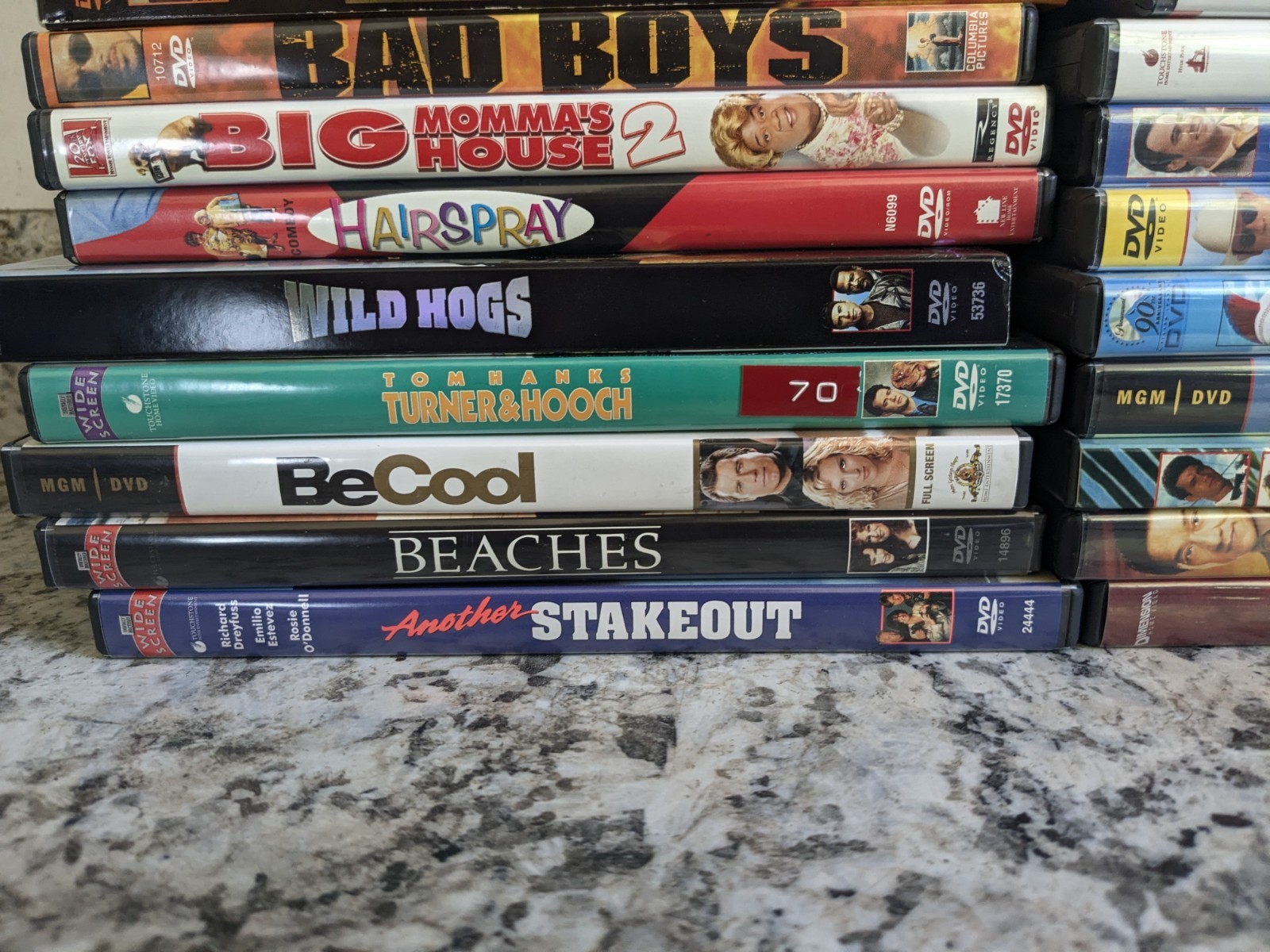 Lot of 46 Comedy DVD Movies: All Original Cases In Very Good/Excellent Condition