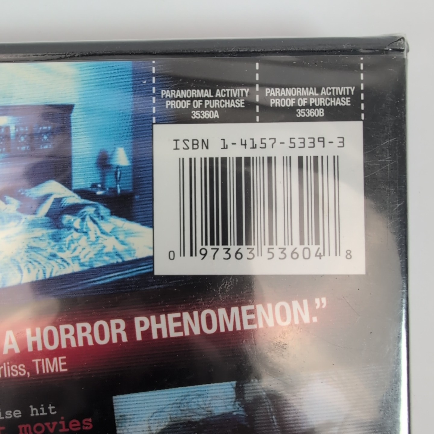 Paranormal Activity DVD 2009 Horror Movie Widescreen Alternate Endings Paramount