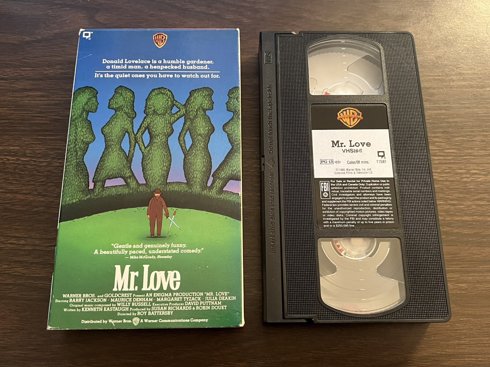 MR. LOVE – VHS LIKE NEW RARE – 1986 Roy Battersby – WARNER HOME VIDEO