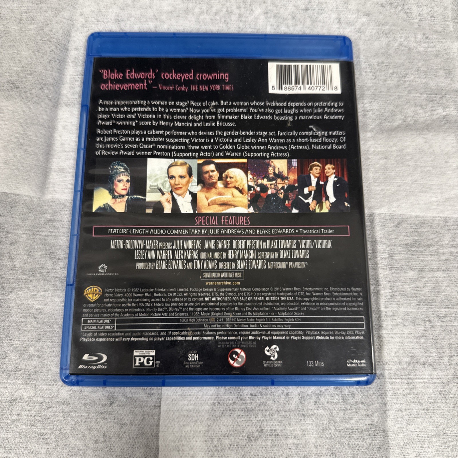 Victor/Victoria (Blu-ray, 1982) – WB Archive Collection – Julie Andrews