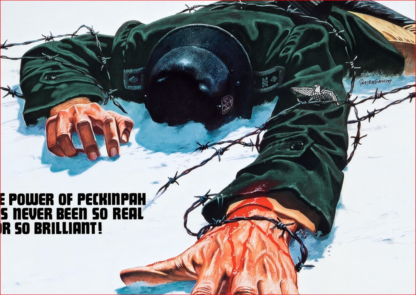 Cross of Iron – 1977 War / Action Film Restored 27.2″ x 41″ US One Sheet