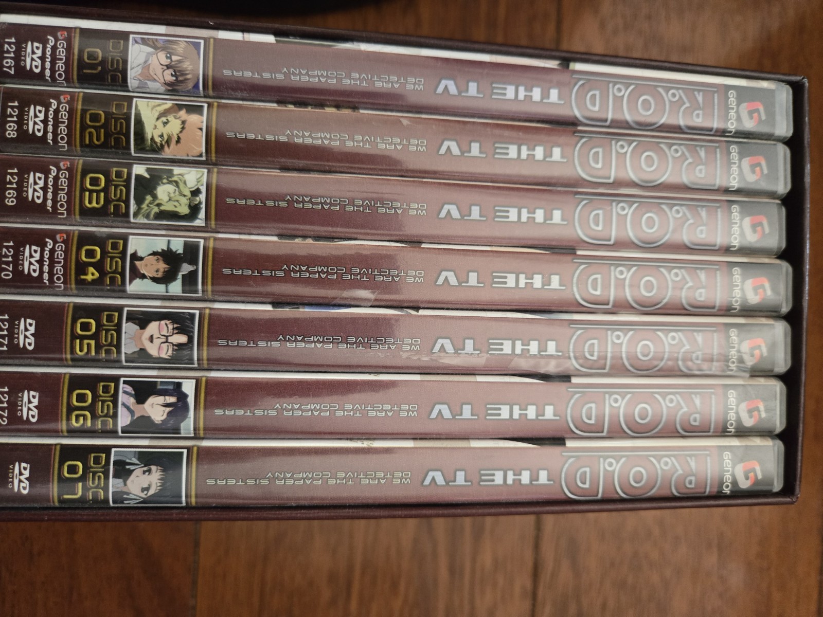 Read or Die ROD R.O.D. TV Set of 7 Series DVD like new Collector’s Edition Set