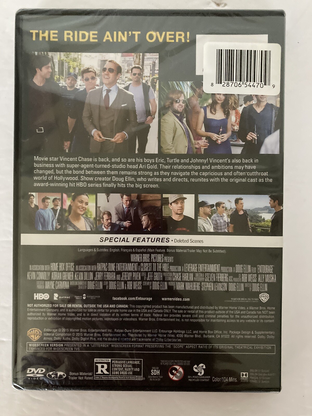 ENTOURAGE THE MOVIE New Sealed DVD