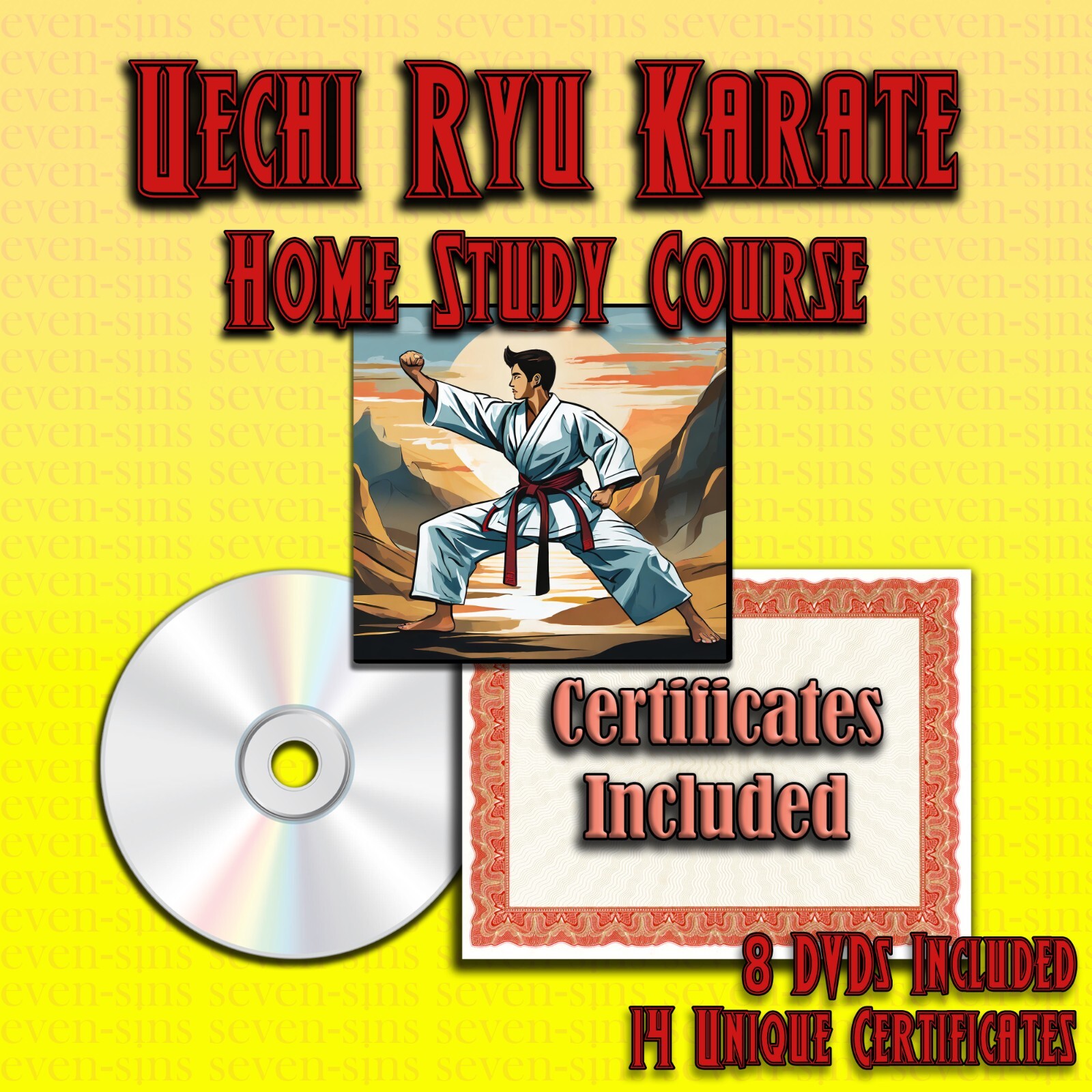 Home Study Course – Uechi Ryu Karate (DVDs + Certificates)