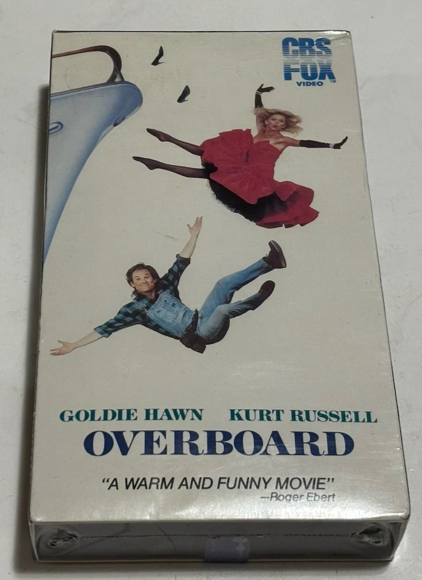 “Overboard” (1987) Sealed and New Comedy VHS 1988 First Release Original Cover