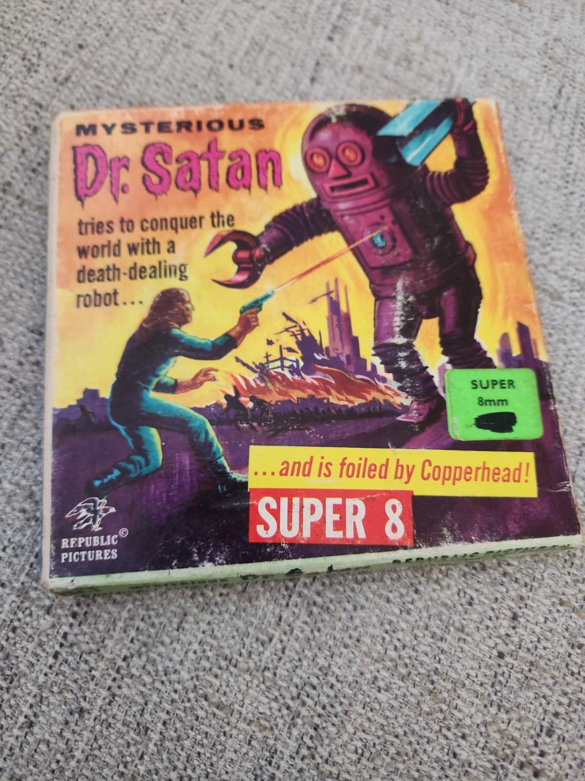 Vintage Super 8mm Rebublic Films #SF-1 MYSERIOUS DR SATAN horror MONSTERS SCI-FI