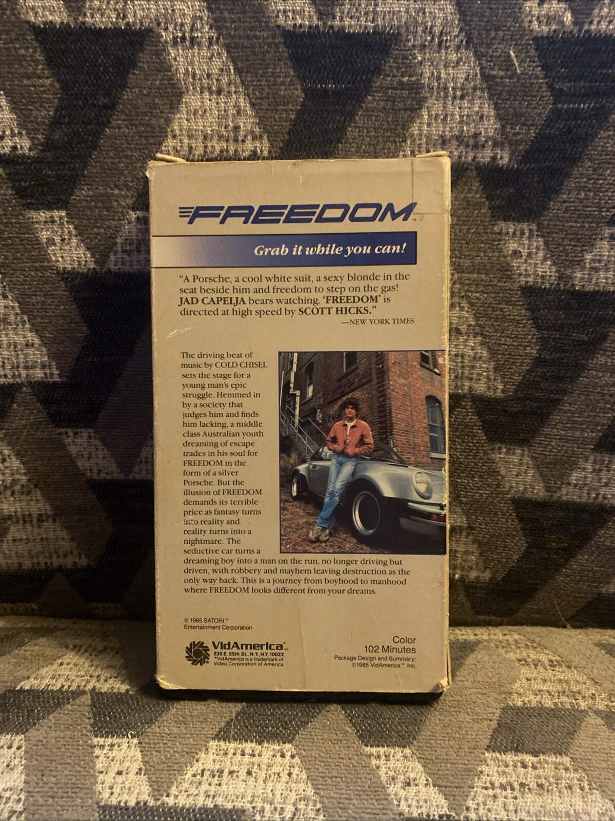 Freedom VHS VidAmerica 1985 Jon Blake Candy Raymond Charles ‘Bud’ Tingwell