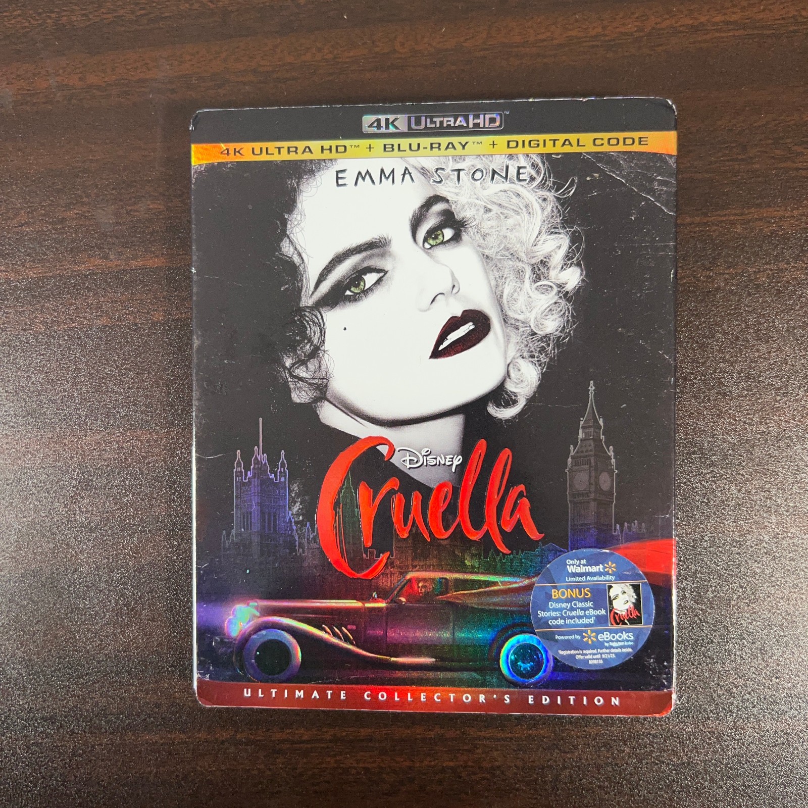 Cruella (4K UHD / Blu-ray + Digital) NEW Sealed with Slipcover